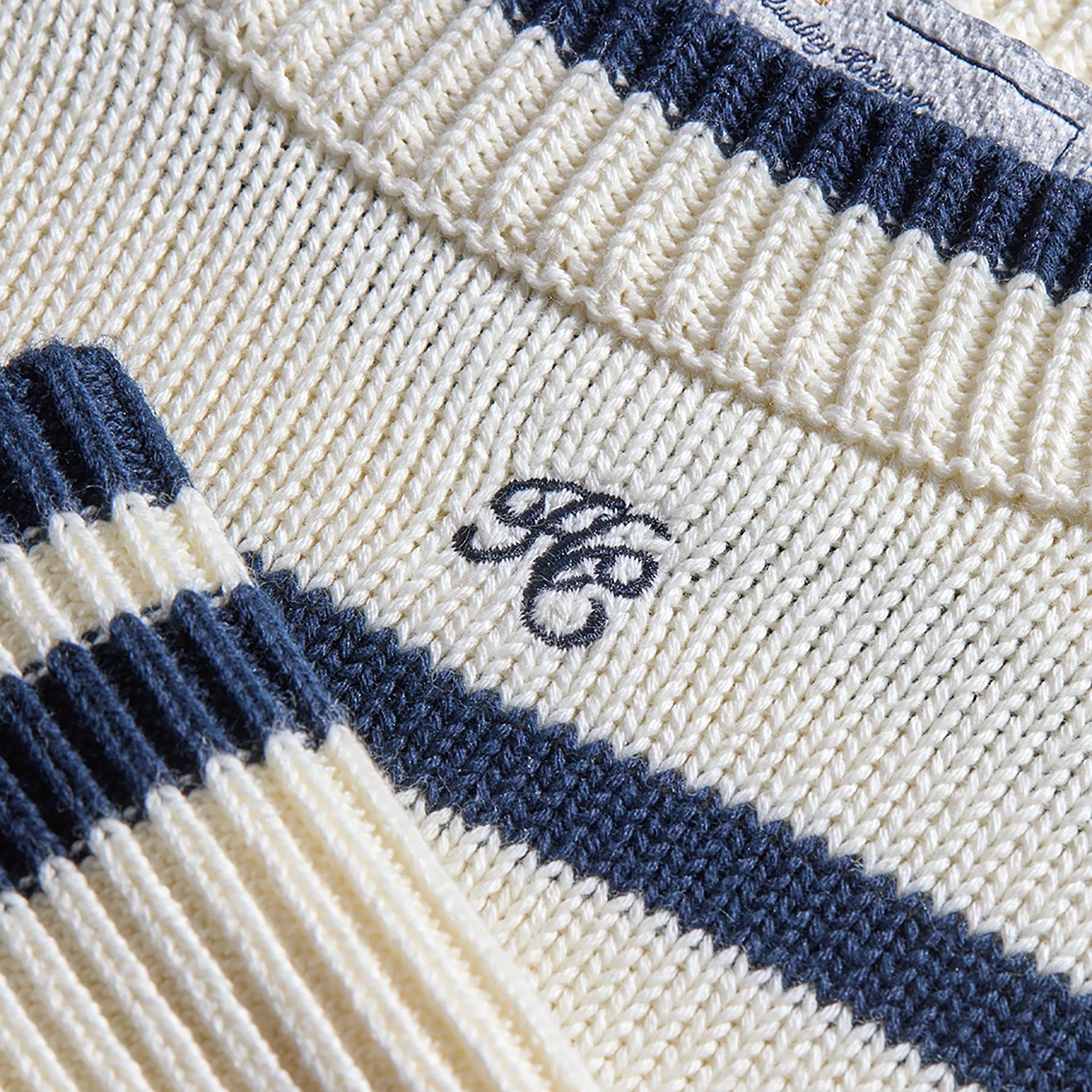 Product image 7 of 8 of Holland Cooper Women's Antonia Crew Neck Knit - Navy Blue / Natural Stripe
