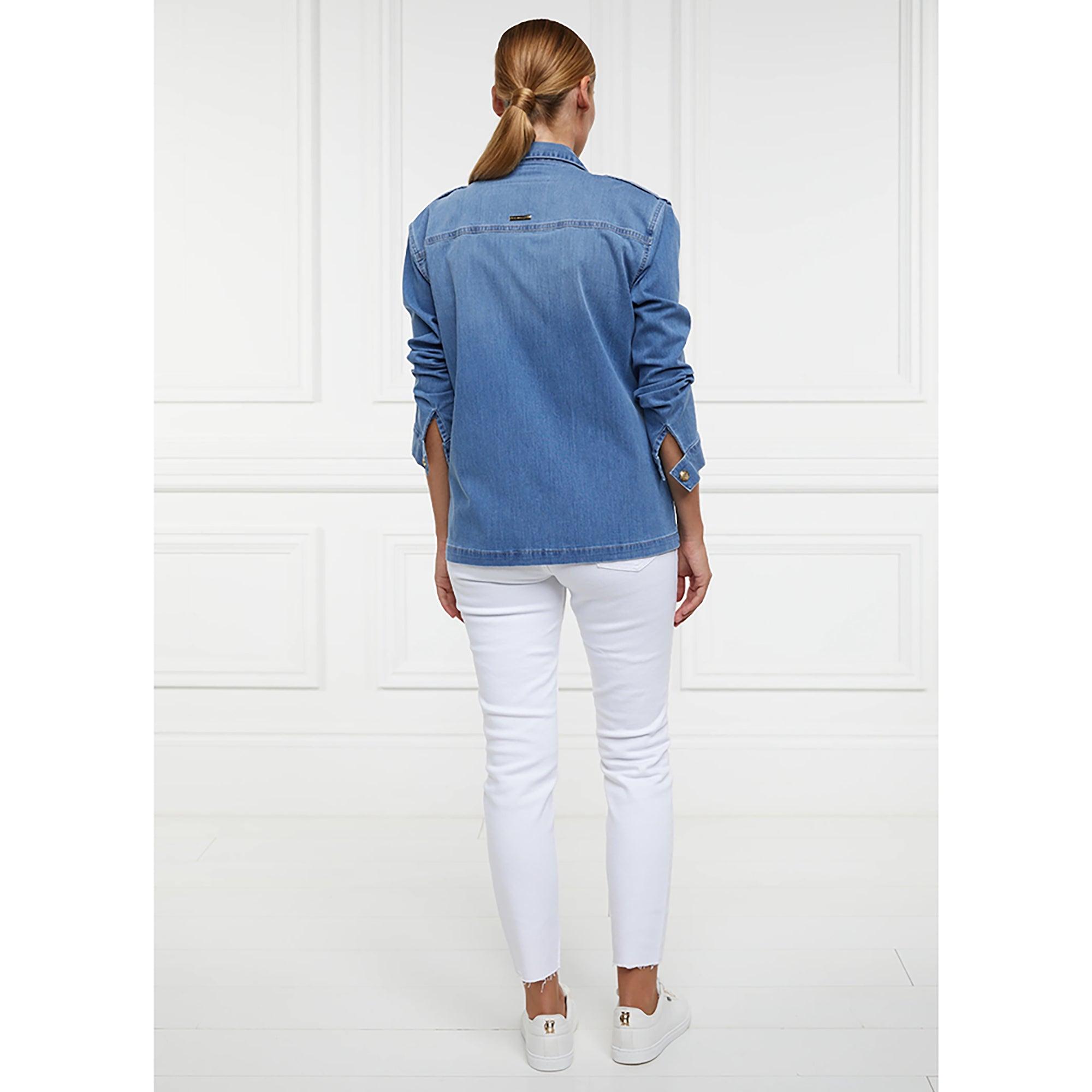 Product image 5 of 8 of Holland Cooper Women's Artillery Jacket - Denim