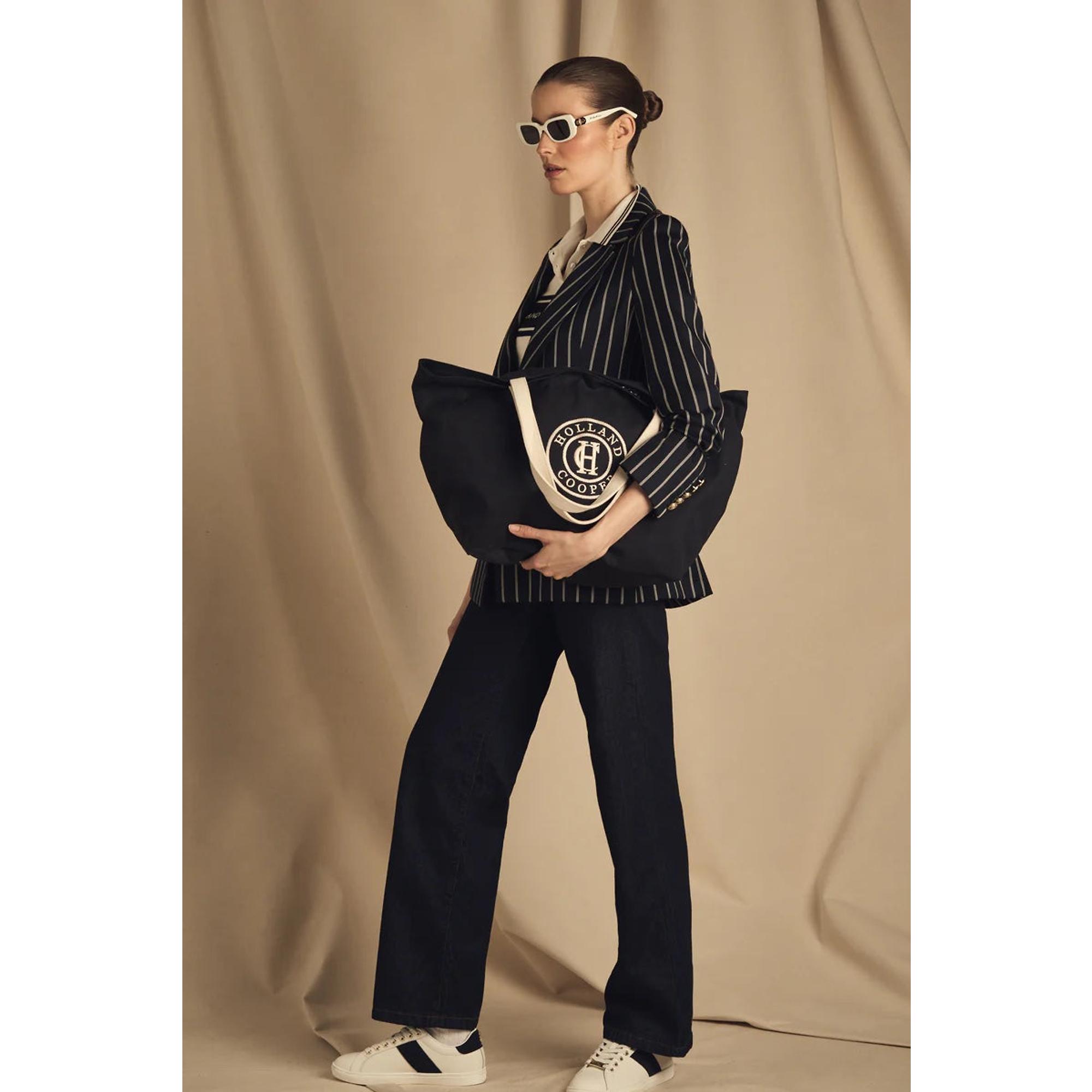 Product image 10 of 10 of Holland Cooper Women's Classic Shopper - Navy Ecru