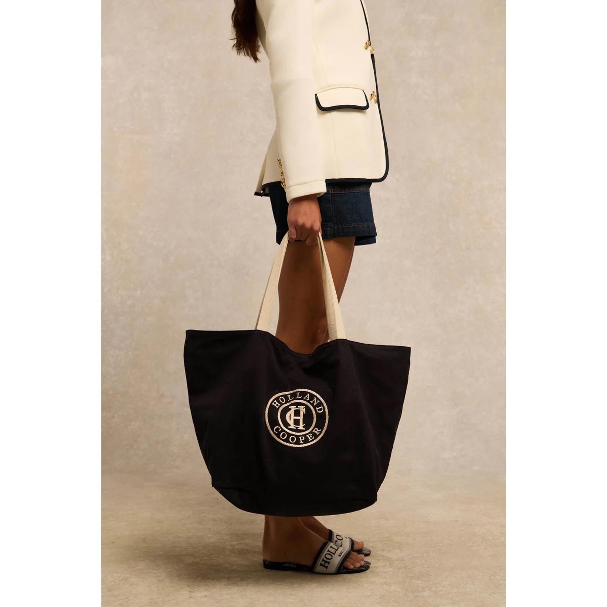 Product image 2 of 10 of Holland Cooper Women's Classic Shopper - Navy Ecru