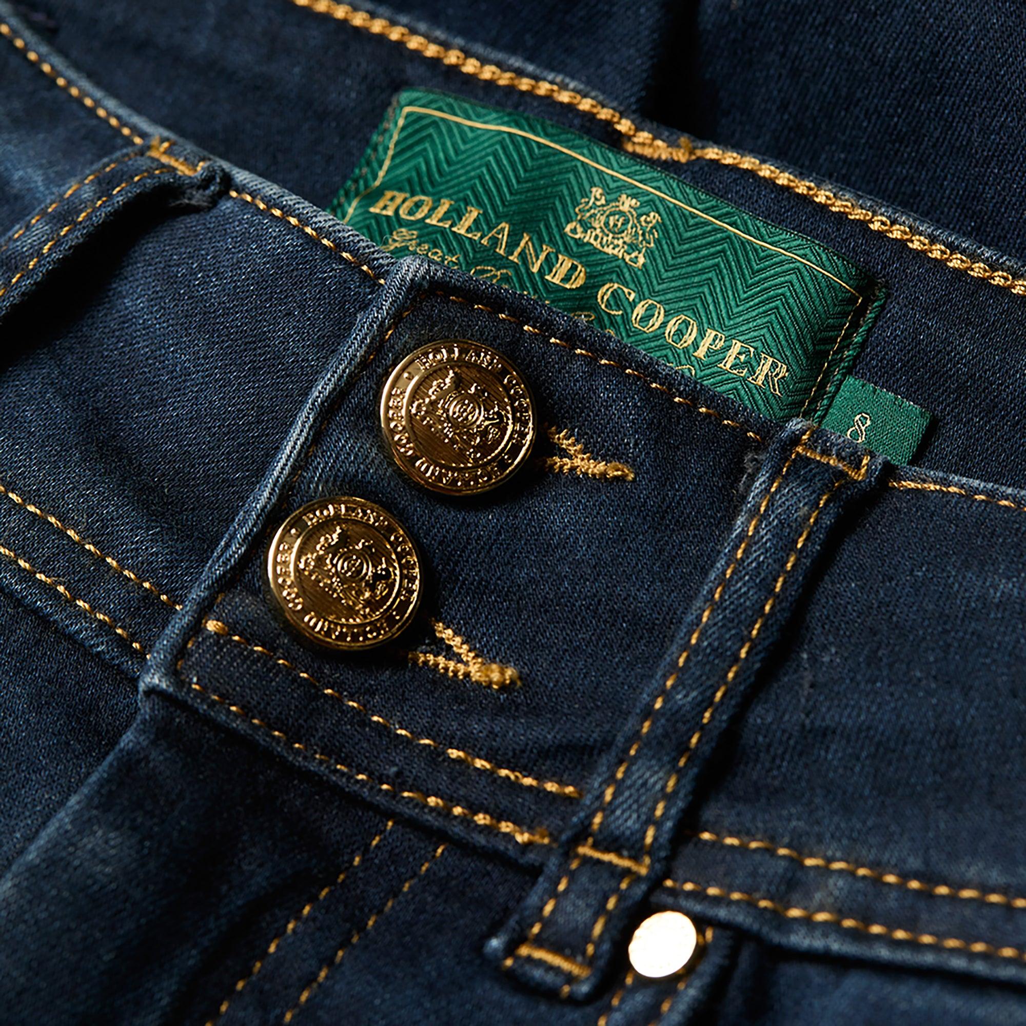 Product image 6 of 8 of Holland Cooper Women's Contour Skinny Jeans - Deep Indigo