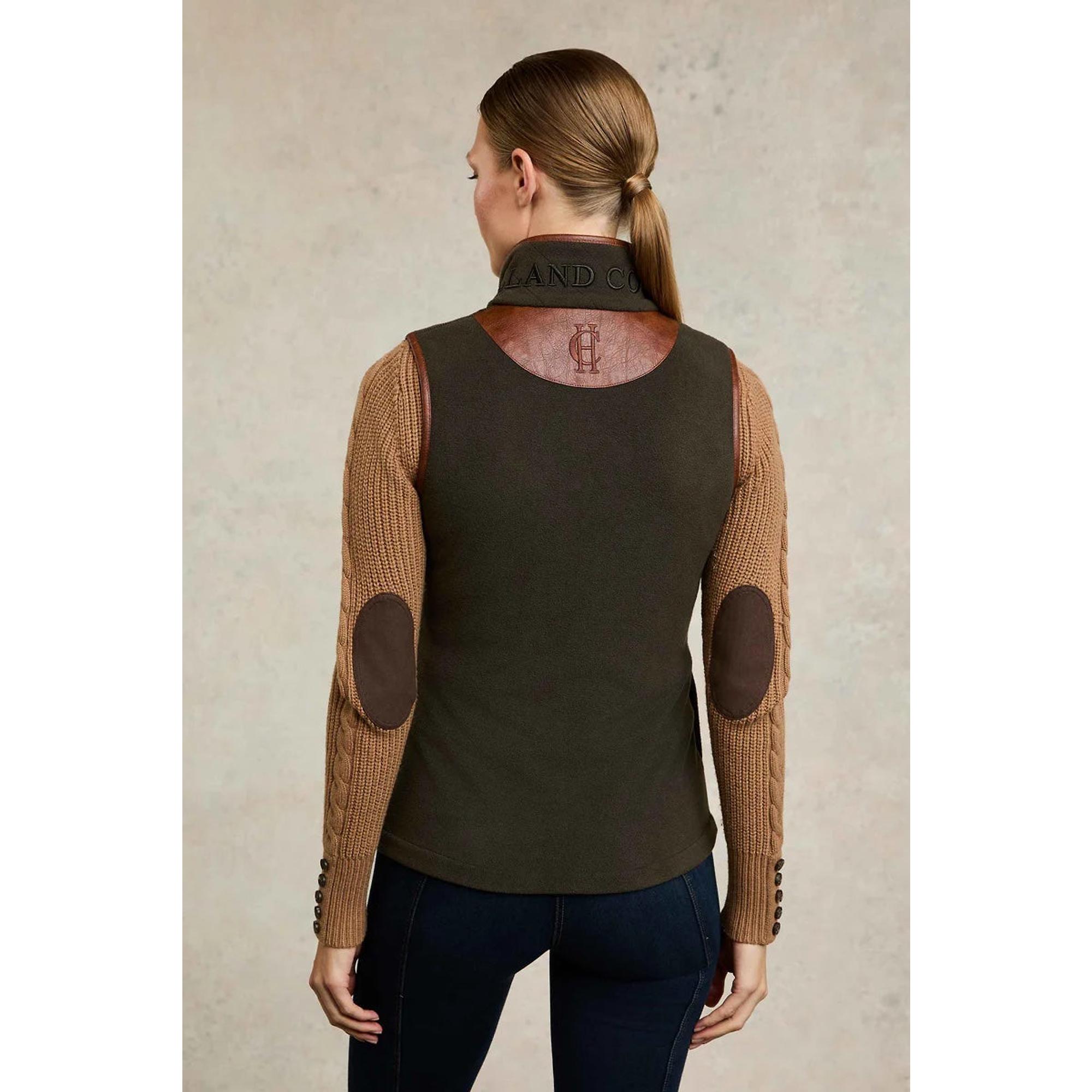 Product image 7 of 10 of Holland Cooper Women's Country Fleece Gilet - Khaki