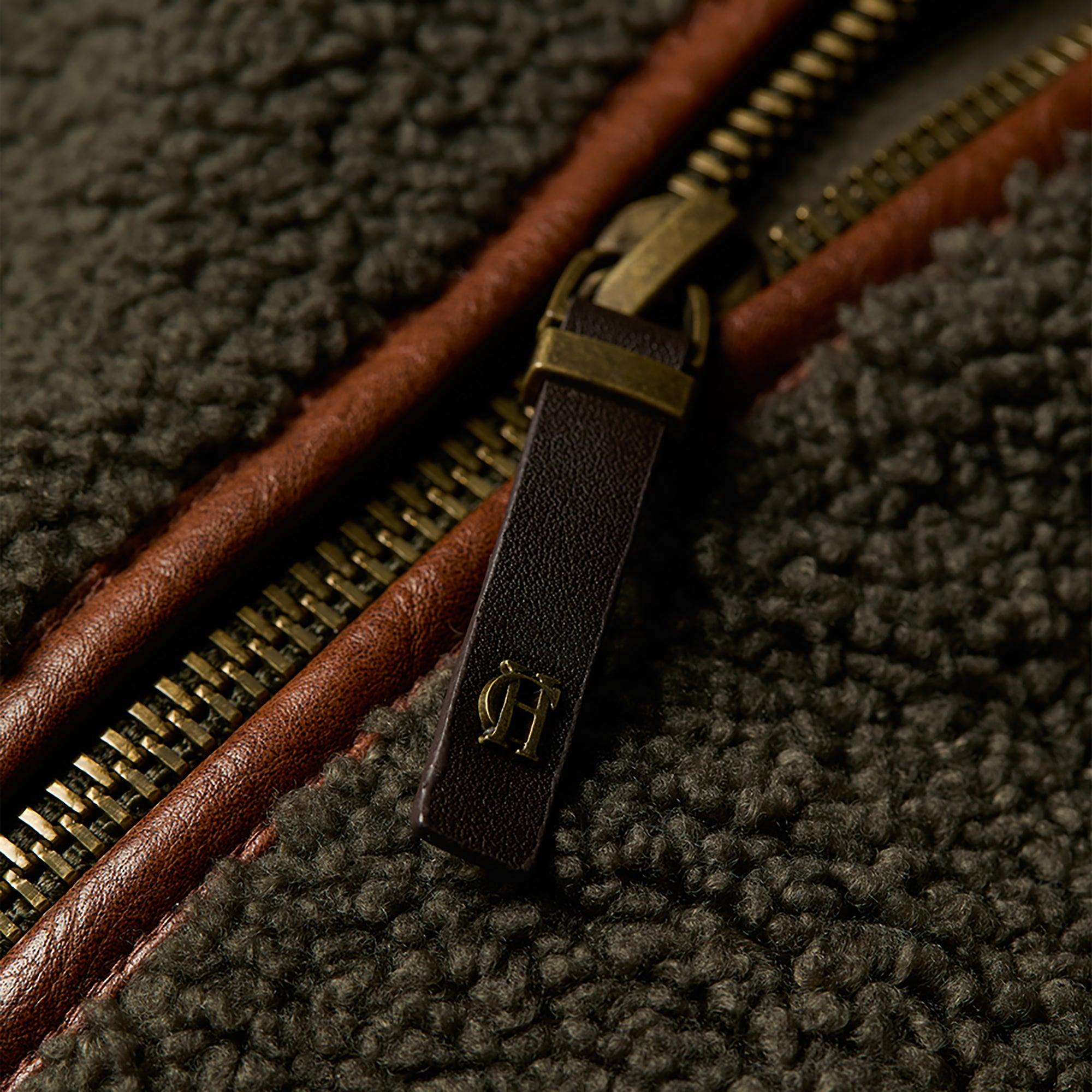 Product image 5 of 10 of Holland Cooper Women's Country Fleece Gilet - Khaki Borg