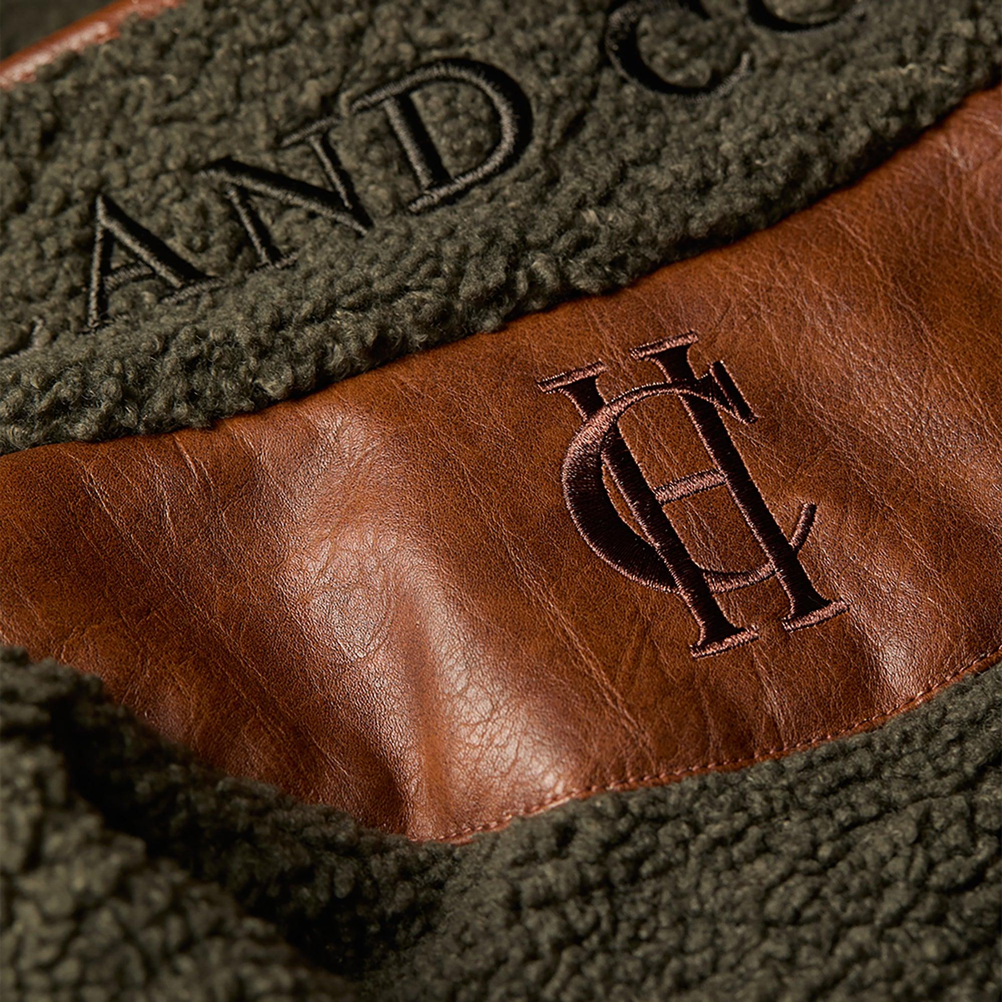 Product image 9 of 10 of Holland Cooper Women's Country Fleece Gilet - Khaki Borg