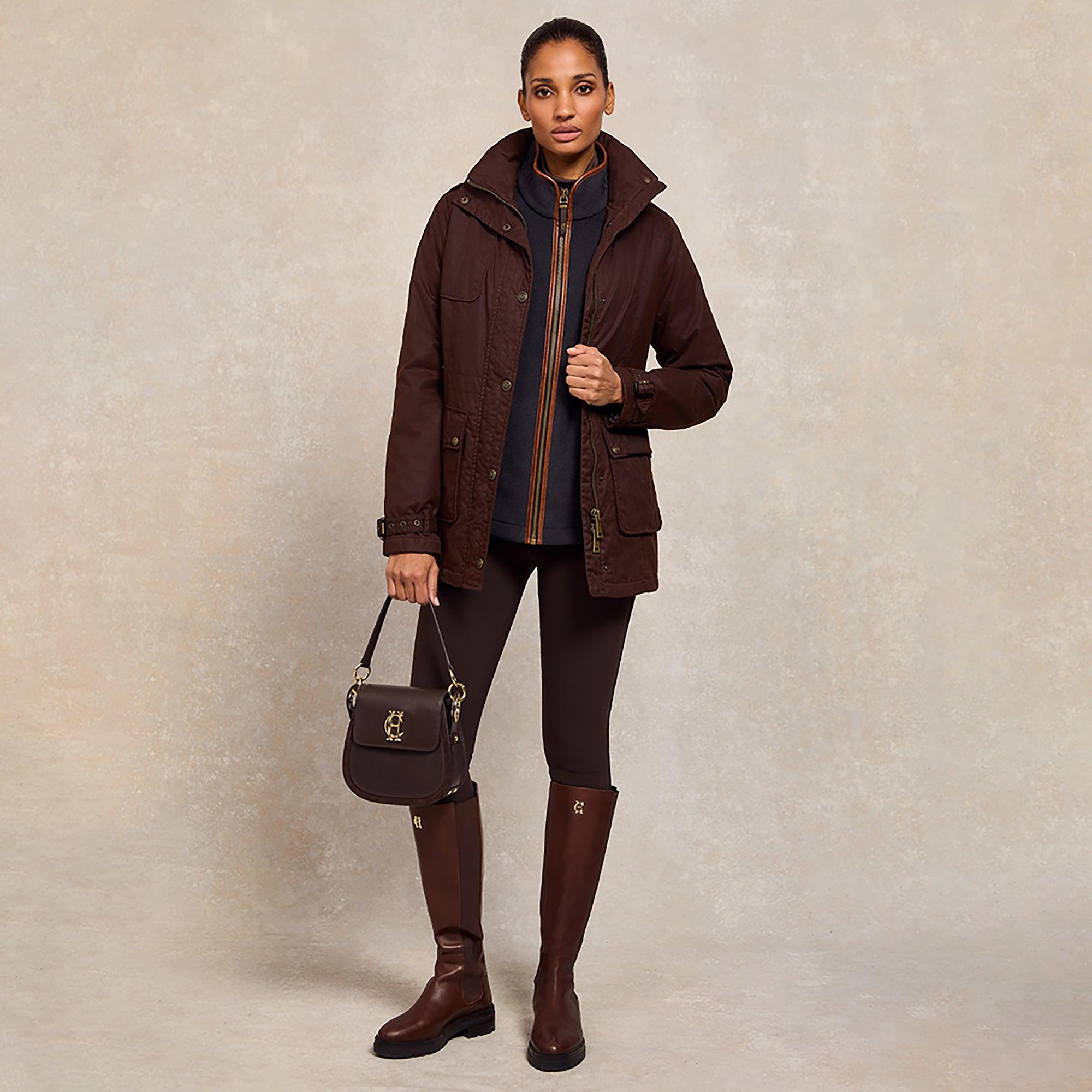 Product image 4 of 9 of Holland Cooper Women's Country Fleece Jacket - Ink Navy