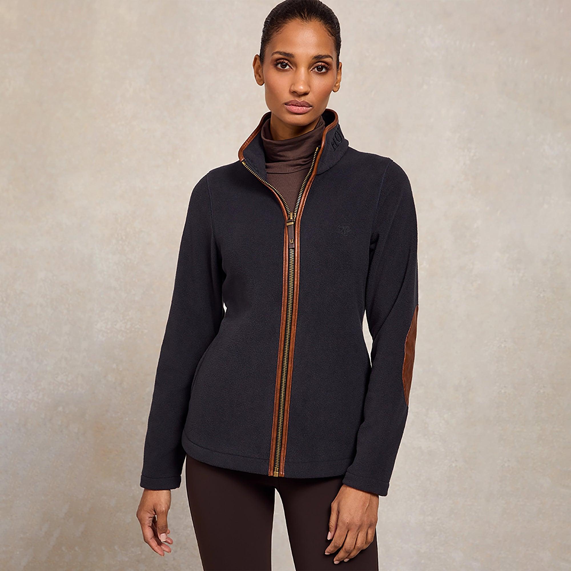 Product image 8 of 9 of Holland Cooper Women's Country Fleece Jacket - Ink Navy