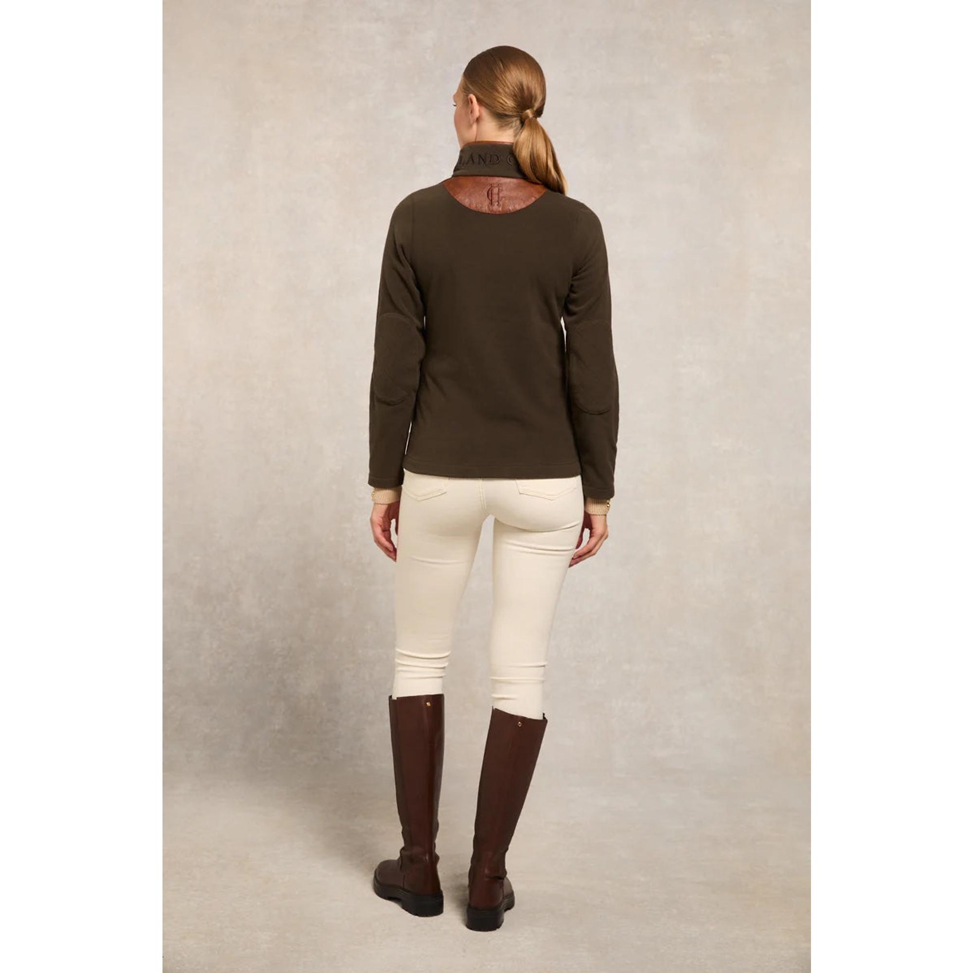 Product image 5 of 8 of Holland Cooper Women's Country Fleece Quarter Zip - Khaki