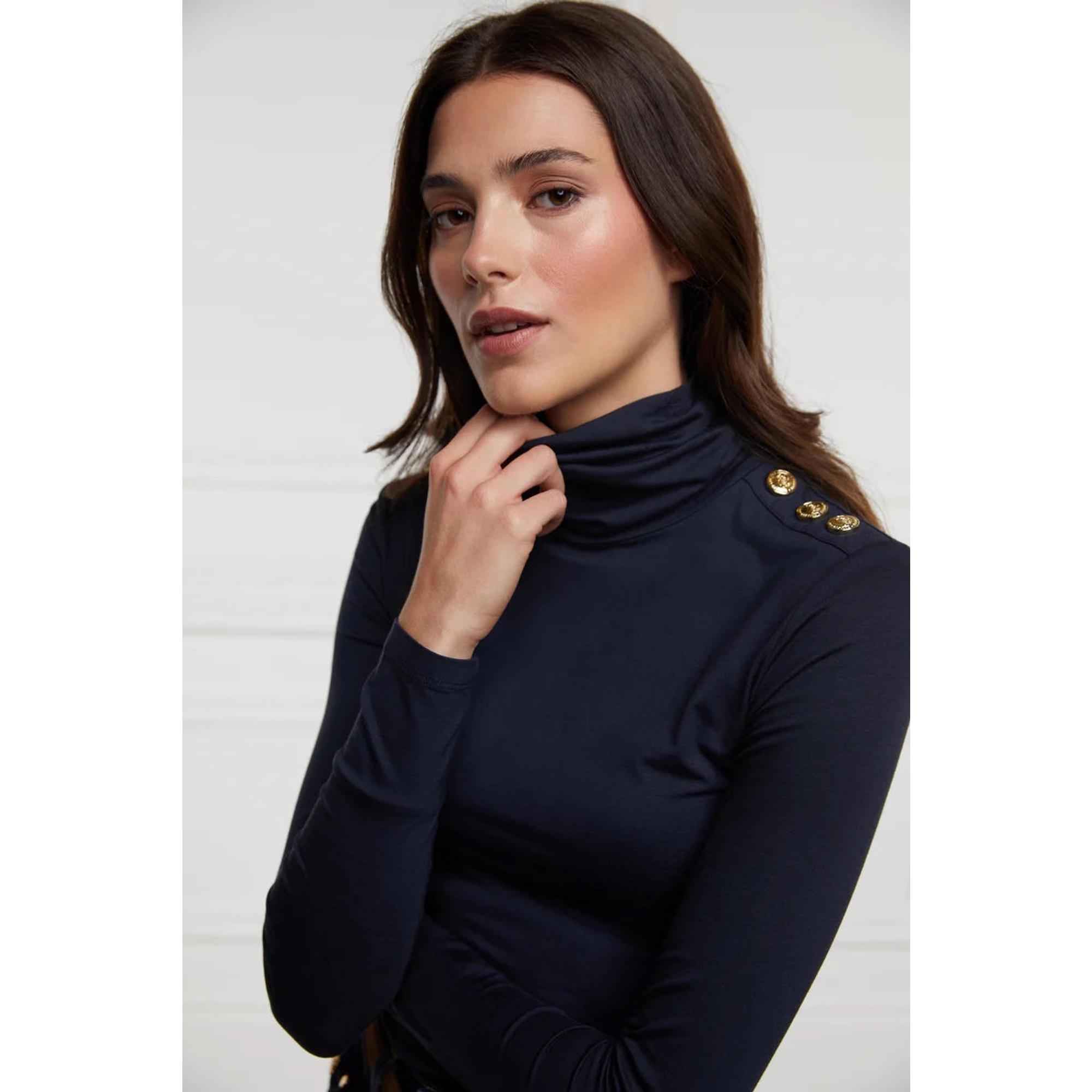 Product image 4 of 8 of Holland Cooper Women's Essential Roll Neck - Ink Navy