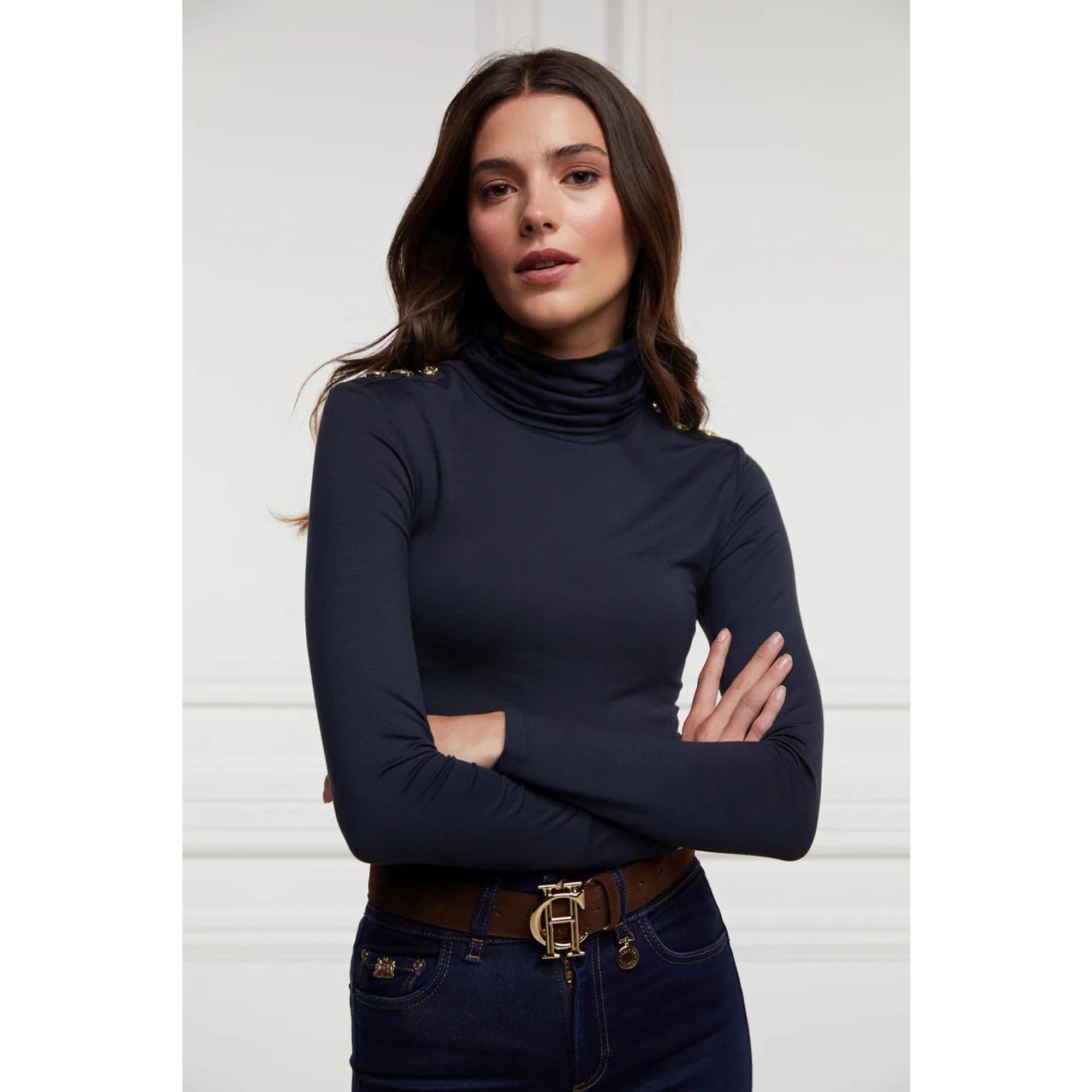 Product image 7 of 8 of Holland Cooper Women's Essential Roll Neck - Ink Navy