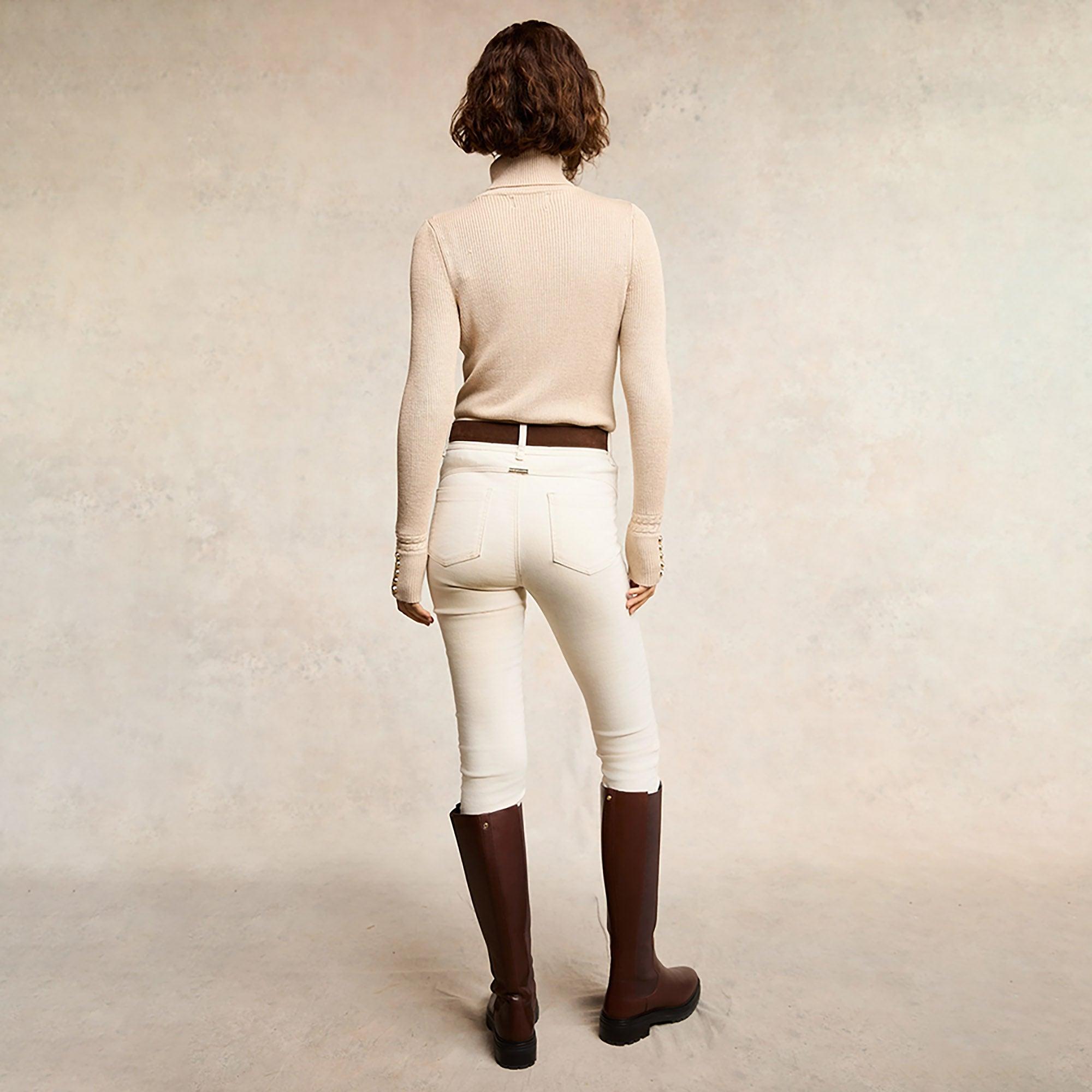 Product image 3 of 10 of Holland Cooper Women's Jodhpur Jeans - Oatmeal