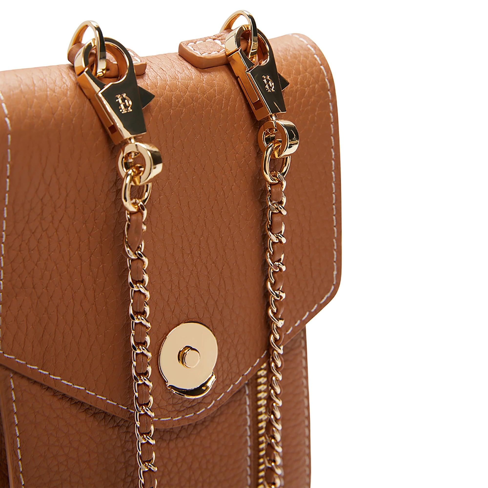 Product image 6 of 6 of Holland Cooper Women's Knightsbridge Phone Pouch - Tan Gold