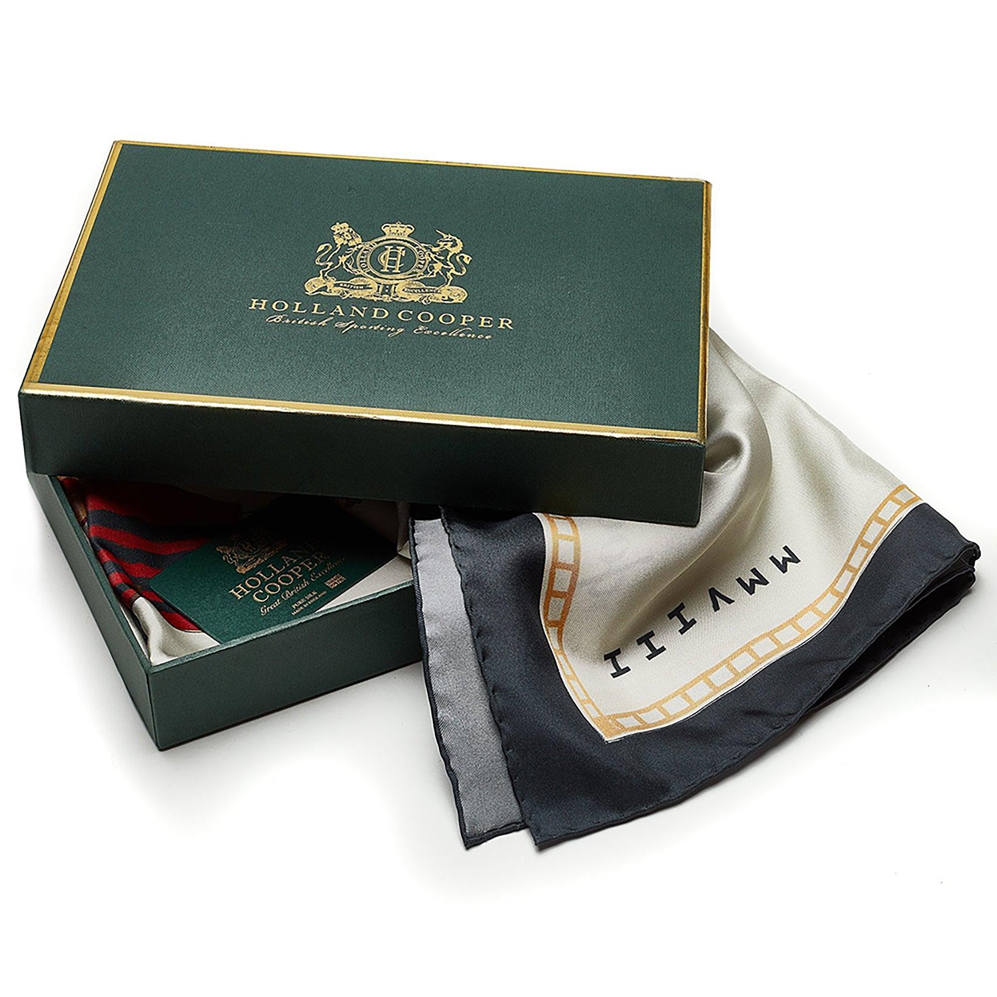 Product image 3 of 7 of Holland Cooper Women's Nine Horse Silk Scarf - Nine Horse