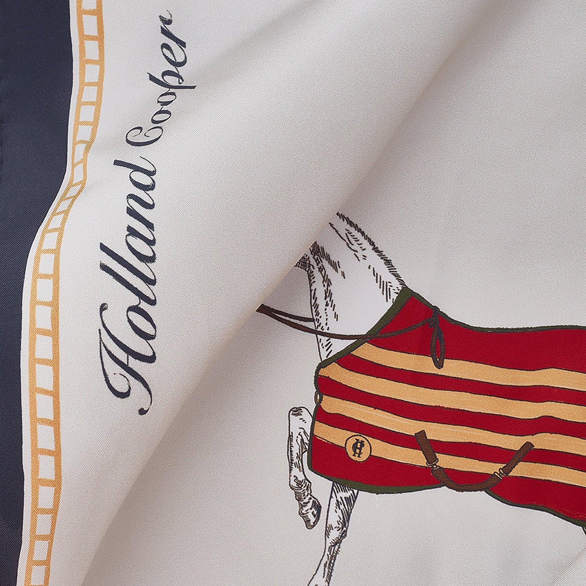 Product image 6 of 7 of Holland Cooper Women's Nine Horse Silk Scarf - Nine Horse