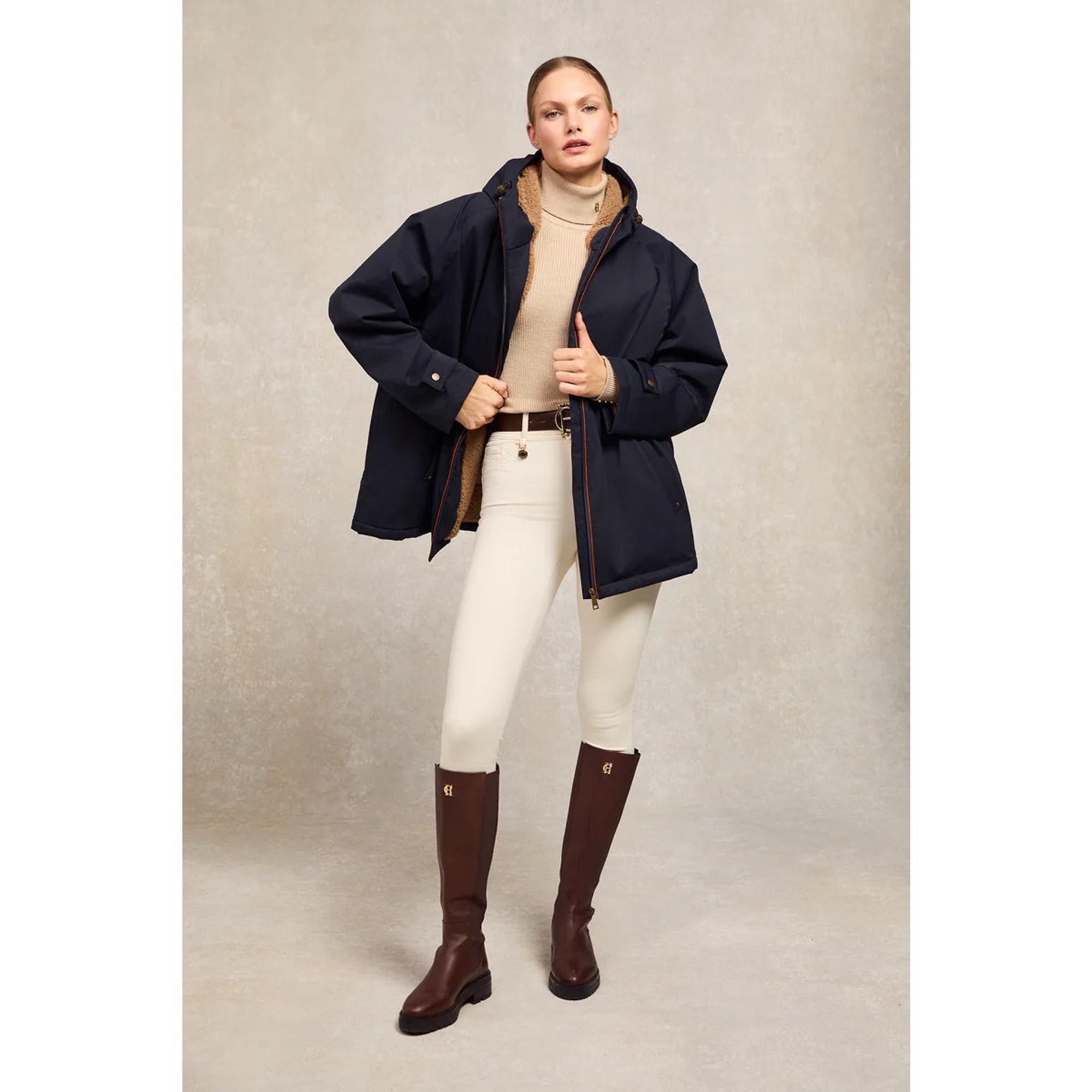 Product image 3 of 7 of Holland Cooper Women's One-Size Waterproof Jacket - Ink Navy