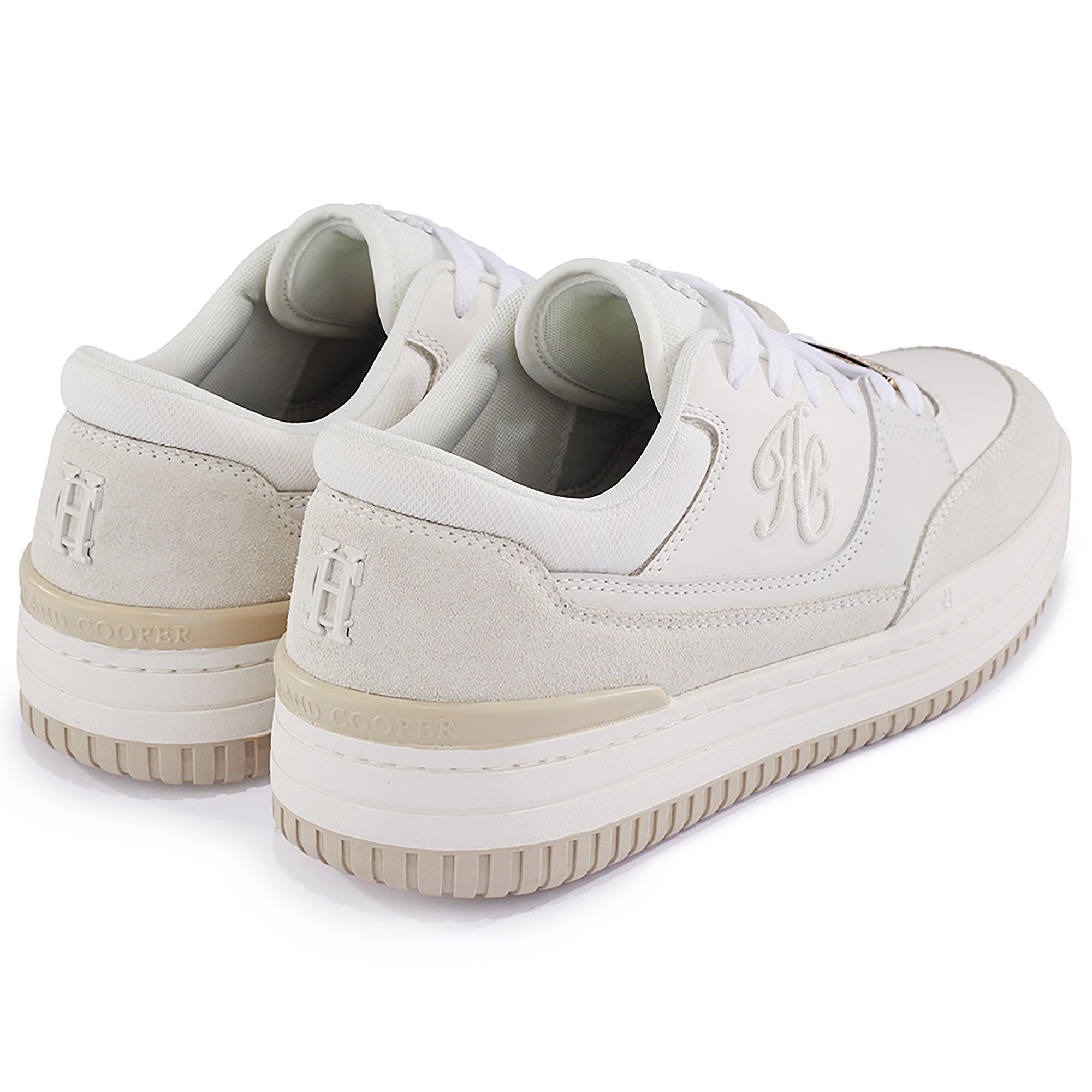 Product image 4 of 11 of Holland Cooper Women's Retro Trainers - Off White
