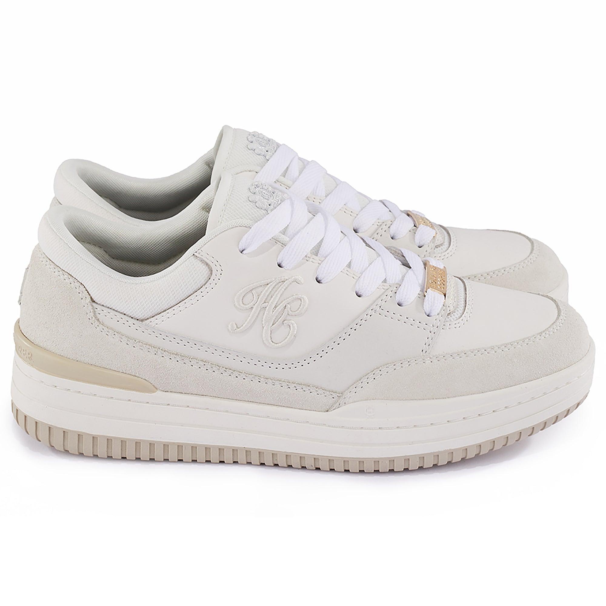 Product image 5 of 11 of Holland Cooper Women's Retro Trainers - Off White