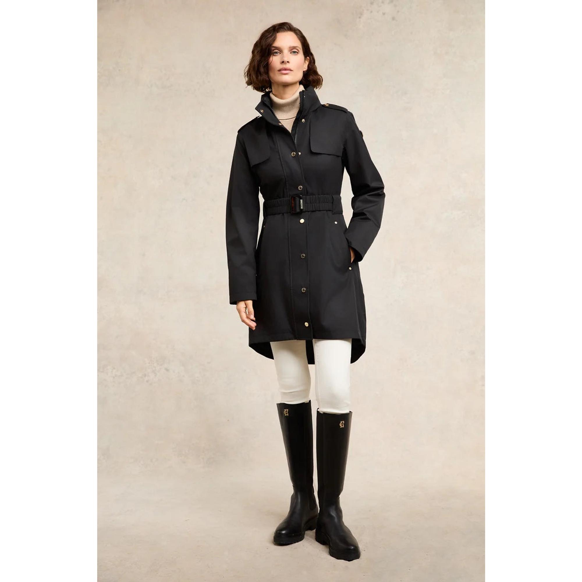 Product image 2 of 8 of Holland Cooper Women's Rosedale Waterproof Parka - Black