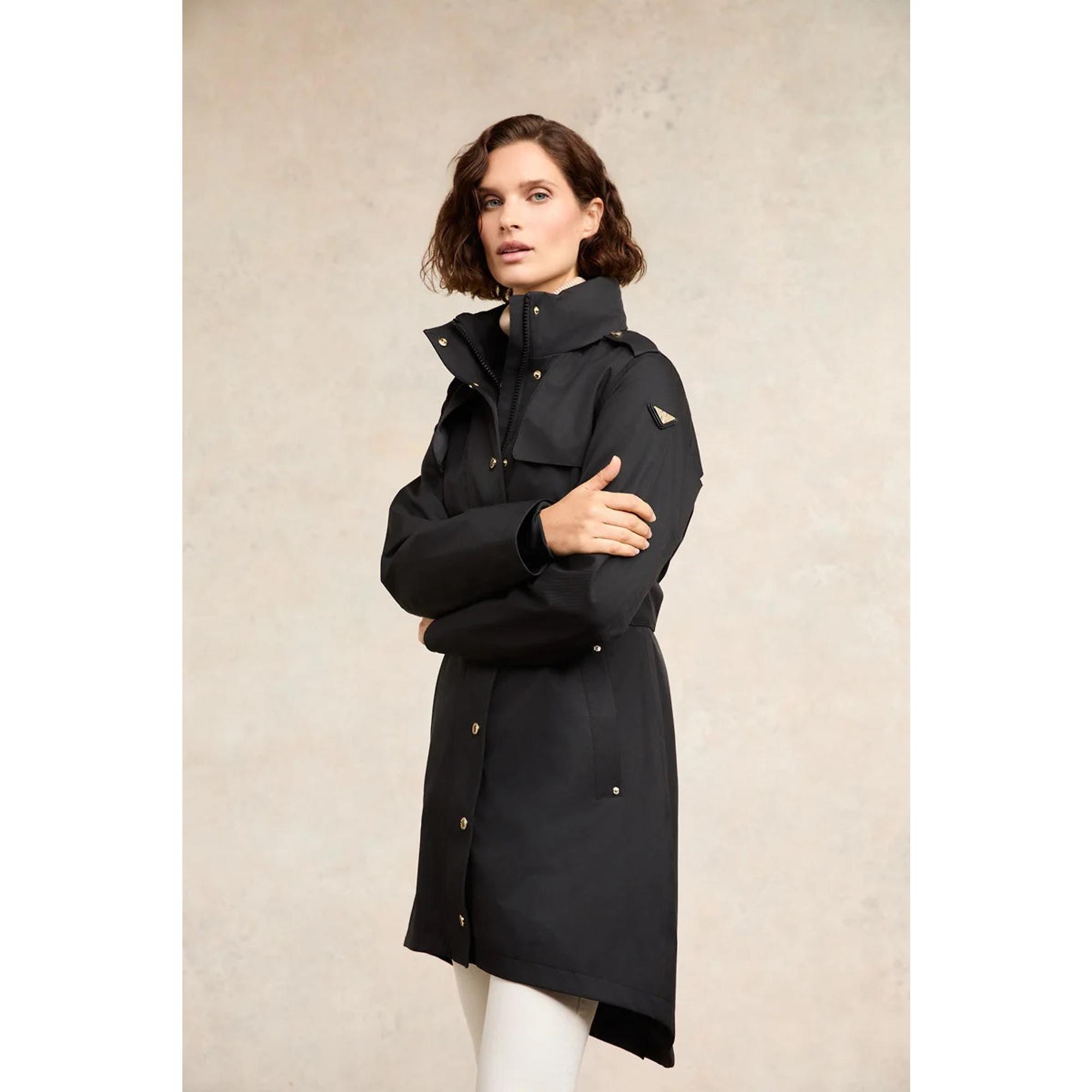 Product image 8 of 8 of Holland Cooper Women's Rosedale Waterproof Parka - Black
