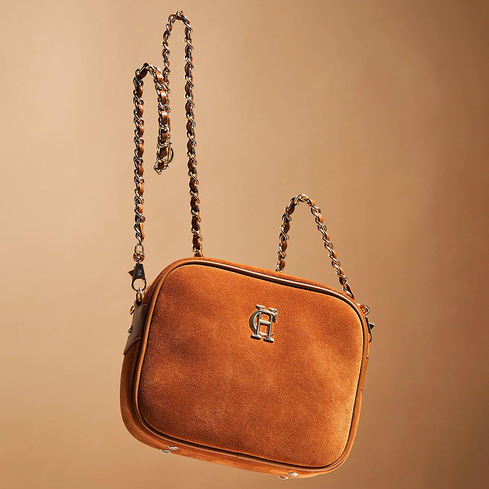 Product image 3 of 5 of Holland Cooper Women's Soho Camera Bag - Tan Suede