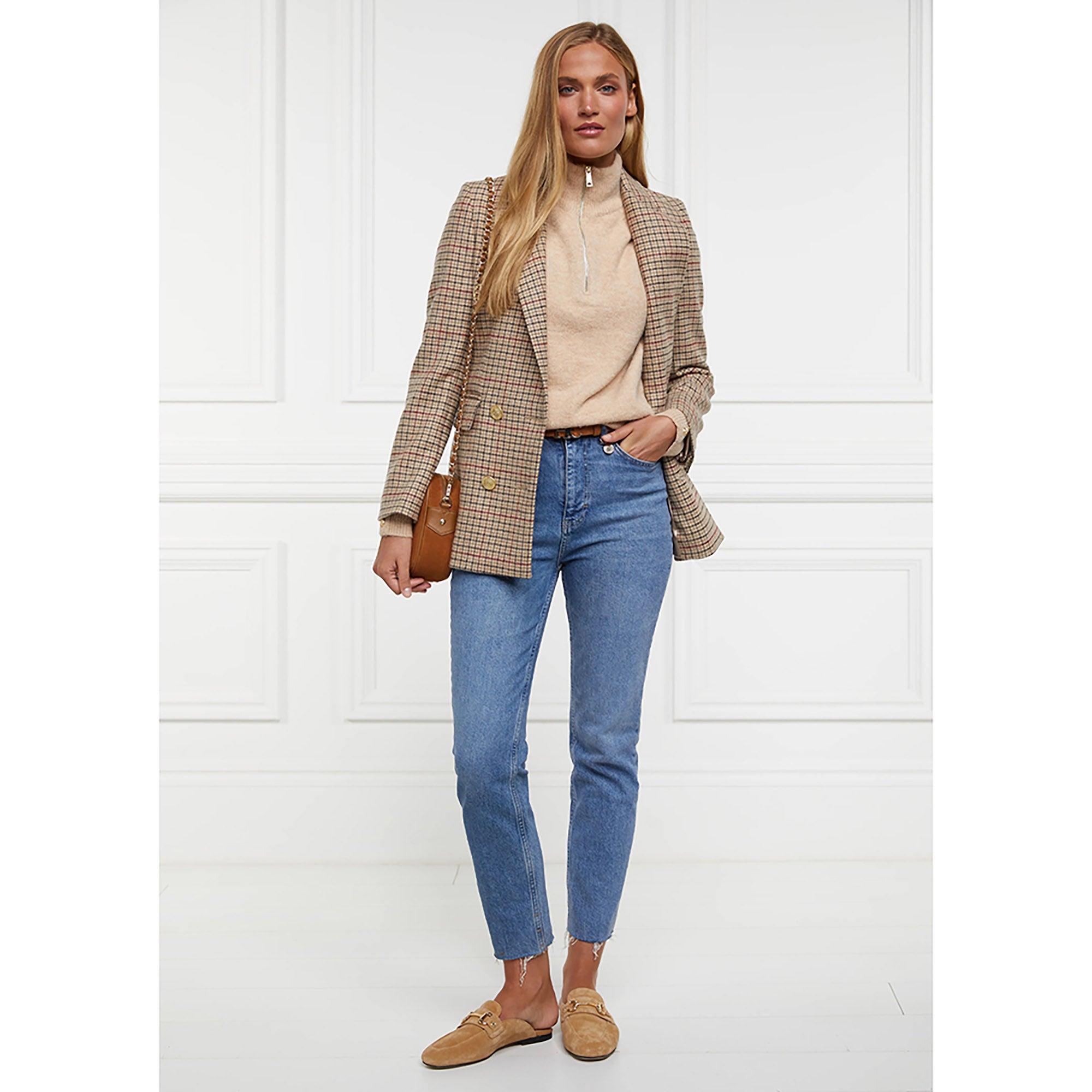 Product image 5 of 10 of Holland Cooper Women's Tori Quarter Zip Knit - Camel