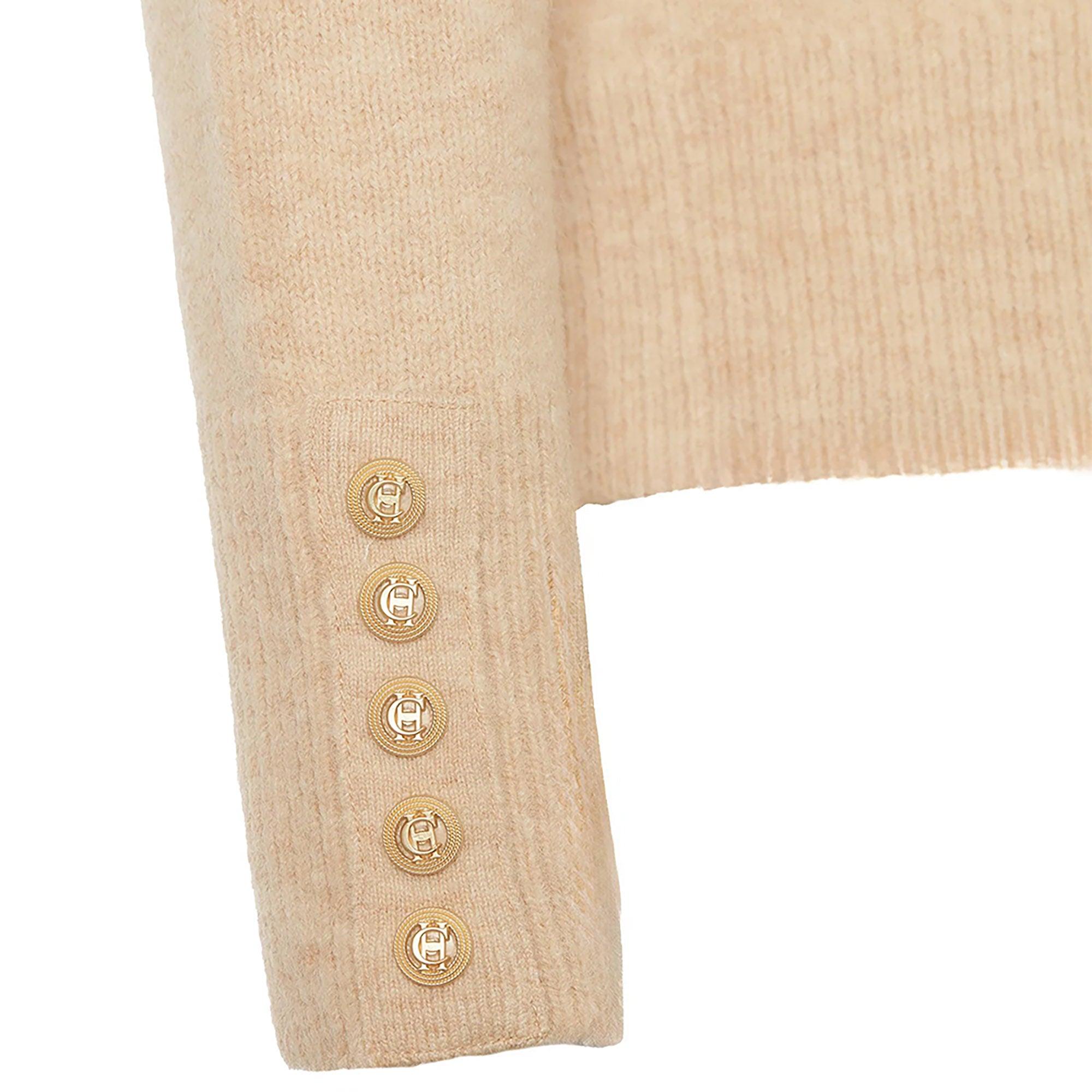 Product image 9 of 10 of Holland Cooper Women's Tori Quarter Zip Knit - Camel