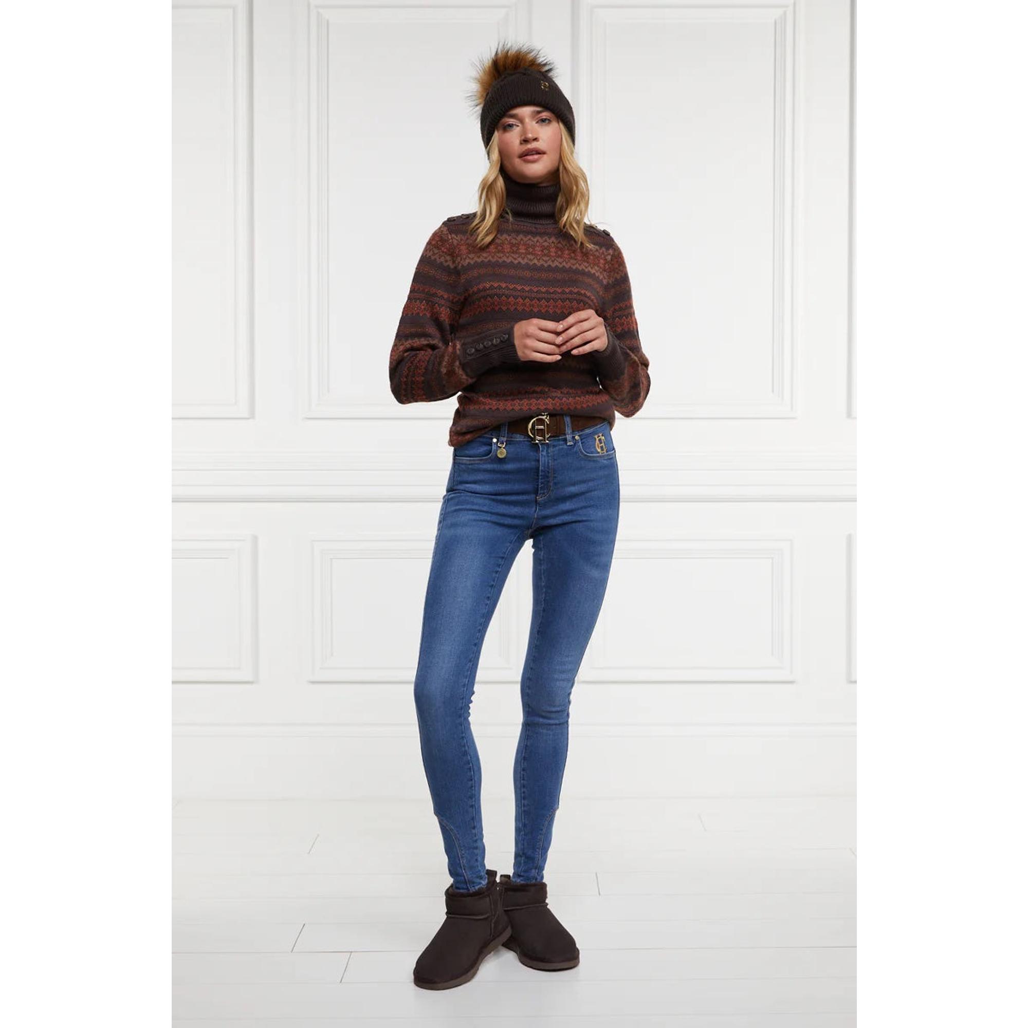 Product image 2 of 6 of Holland Cooper Women's Ultra Mini Shearling Boots - Chocolate