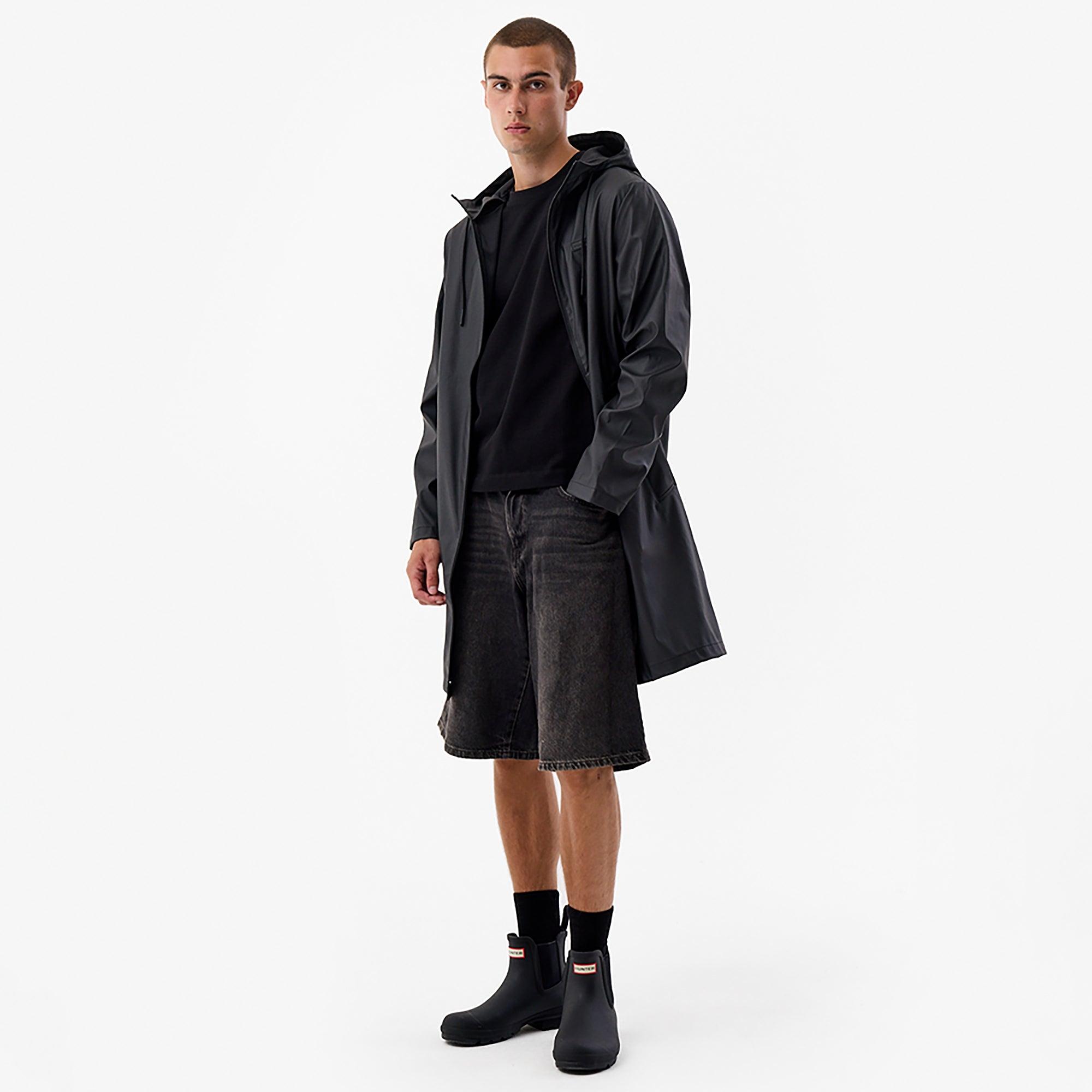 Product image 2 of 5 of Hunter Andrea PU Rain Coat - Hunter Black