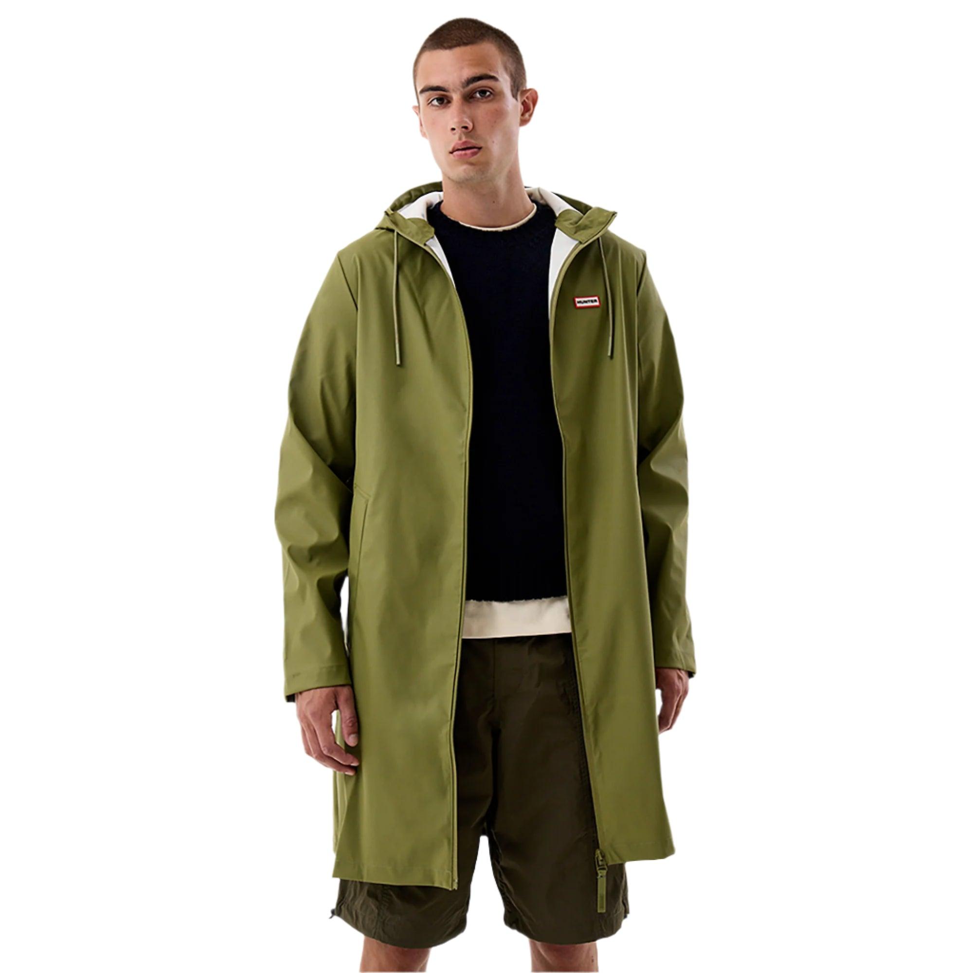 Product image 1 of 4 of Hunter Andrea PU Rain Coat - Loden Green