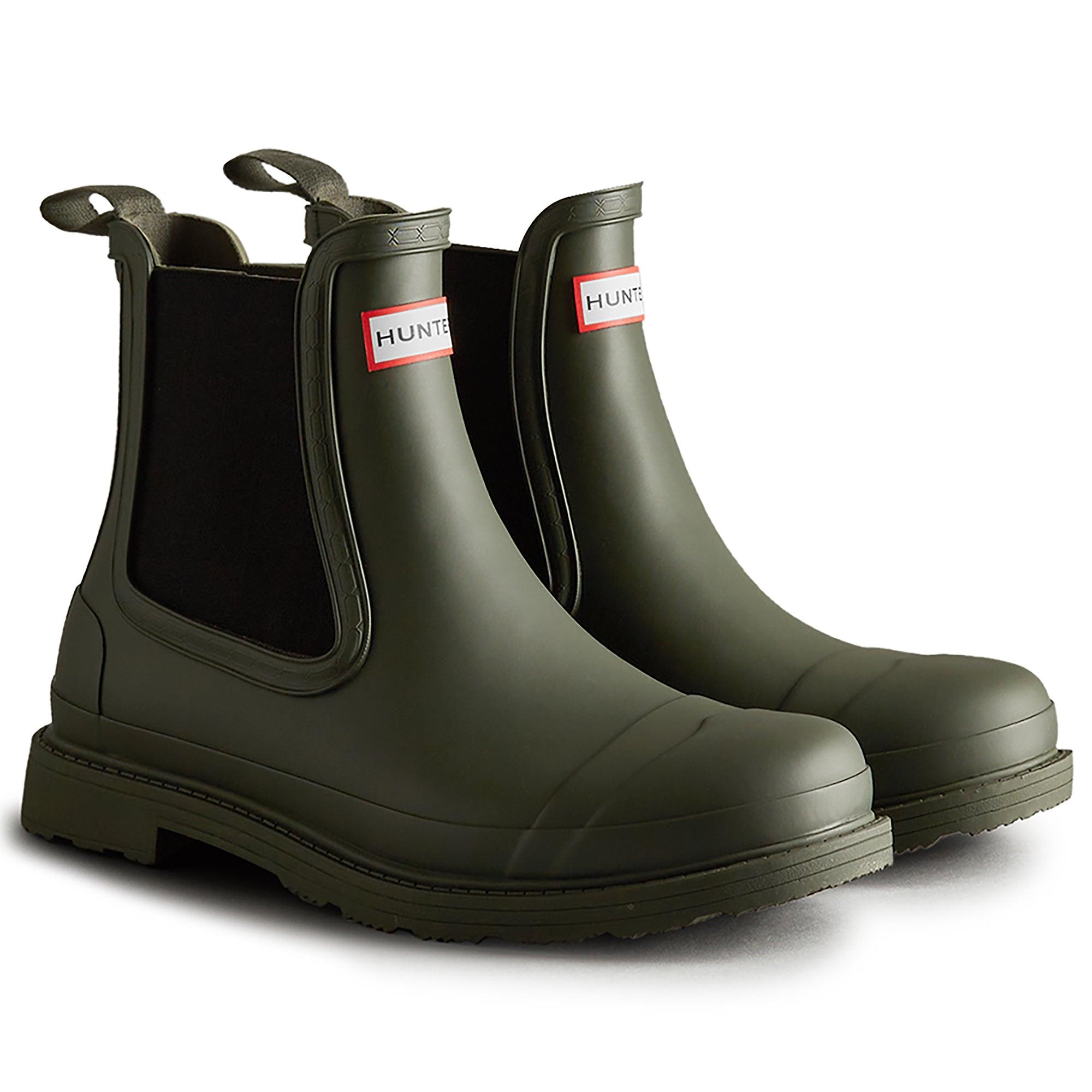 Product image 2 of 4 of Hunter Men's Chelsea Commando Boots - Dark Olive