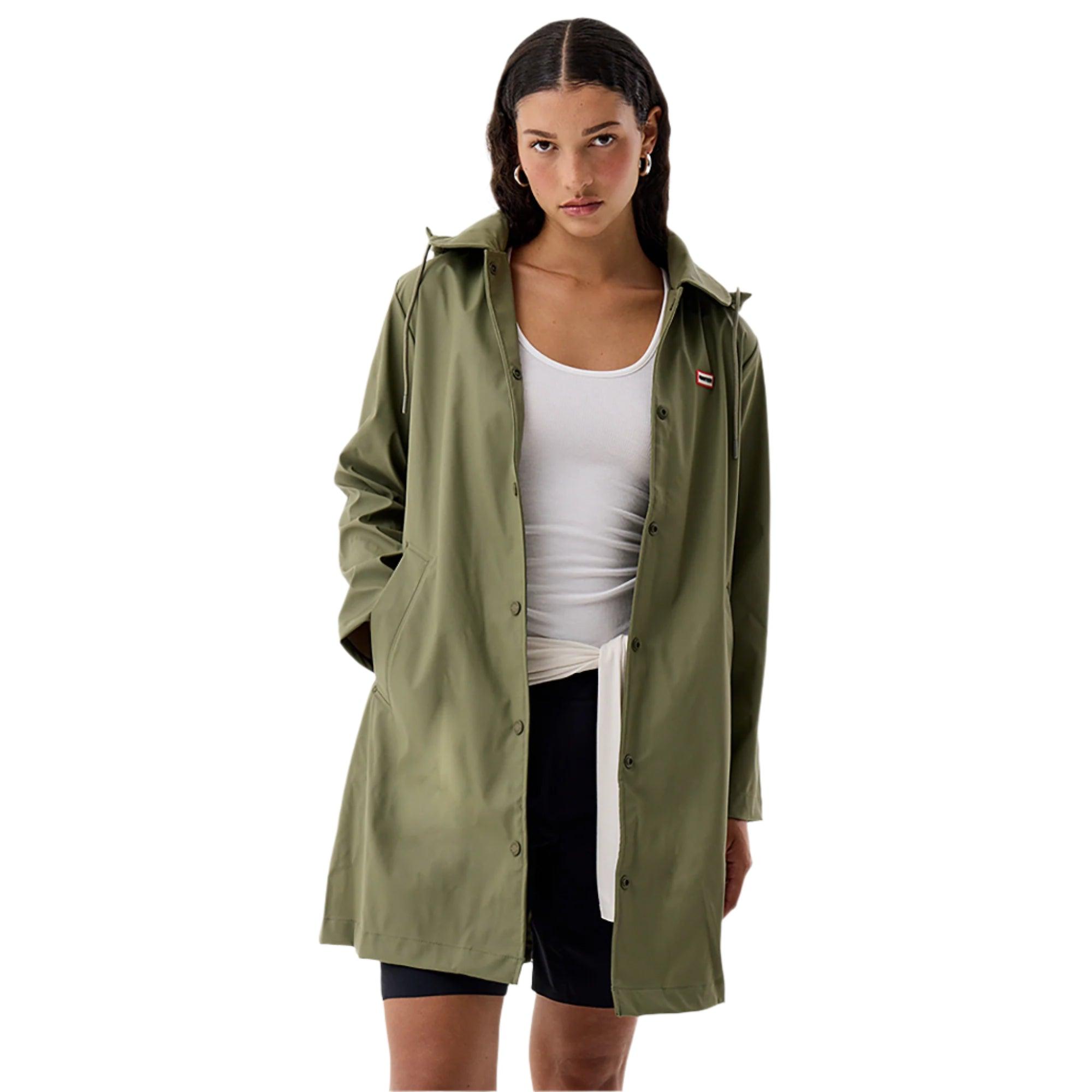 Product image 1 of 4 of Hunter Women's Benja Rain Coat - Deep Lichen