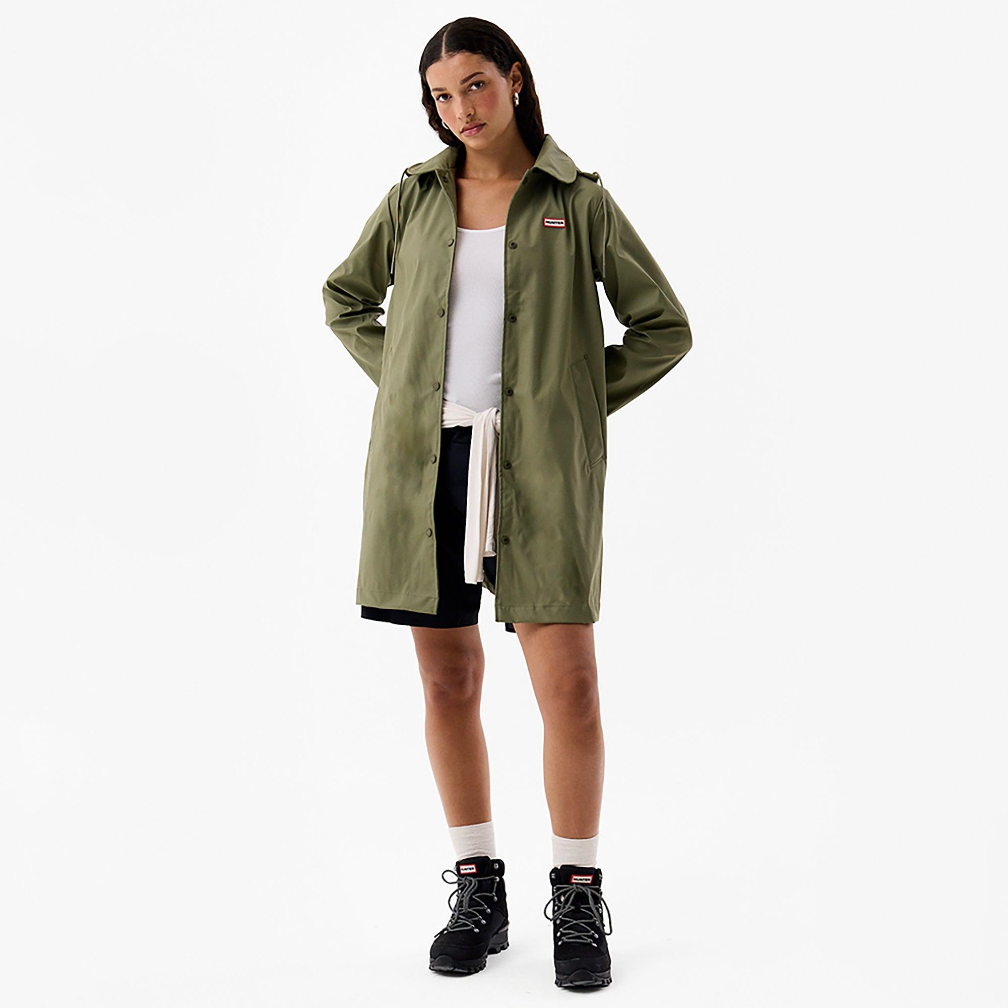 Product image 2 of 4 of Hunter Women's Benja Rain Coat - Deep Lichen