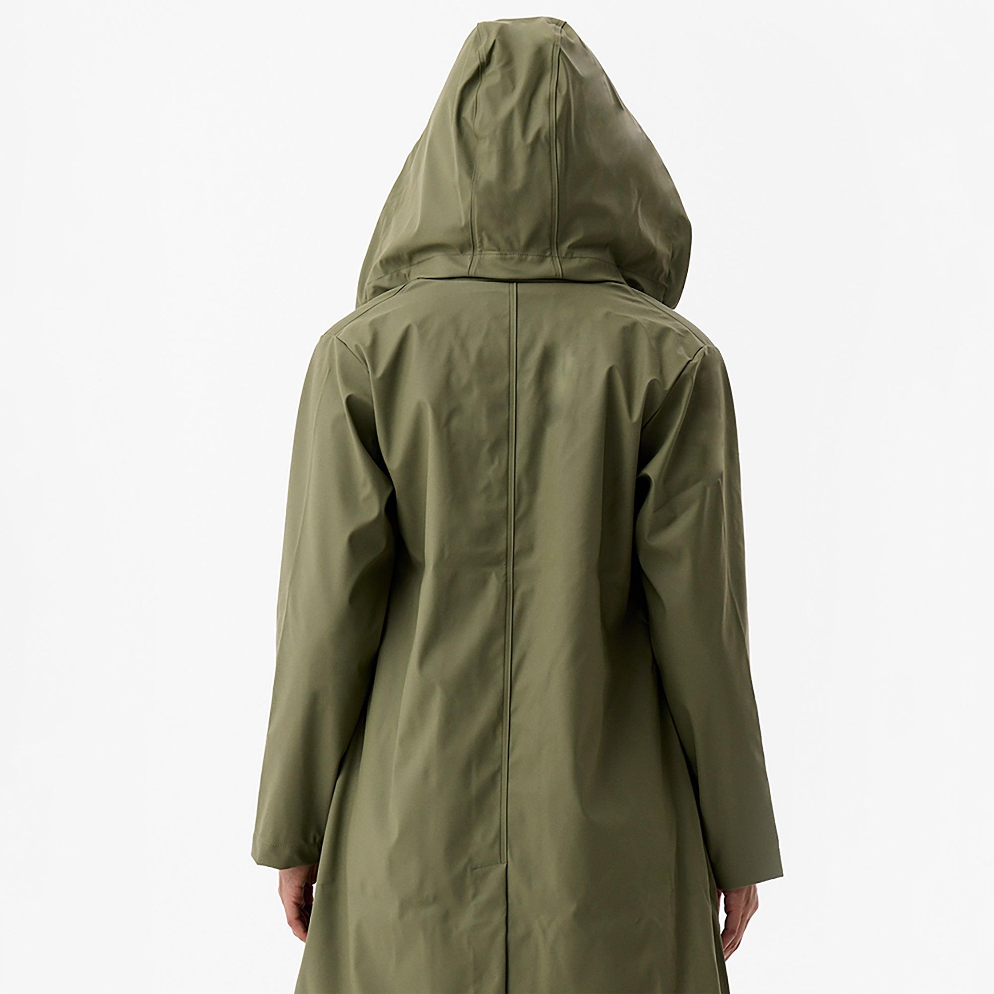 Product image 3 of 4 of Hunter Women's Benja Rain Coat - Deep Lichen