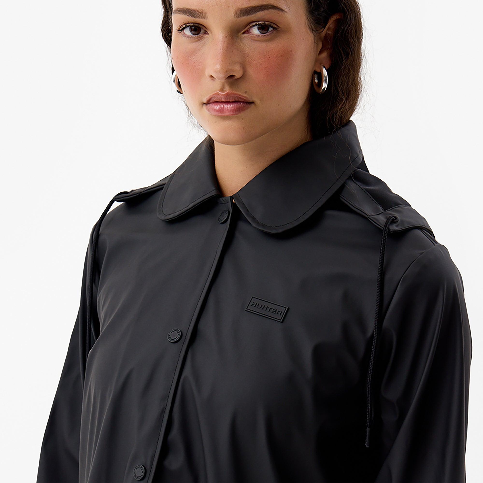 Product image 4 of 4 of Hunter Women's Benja Rain Coat - Jet Black