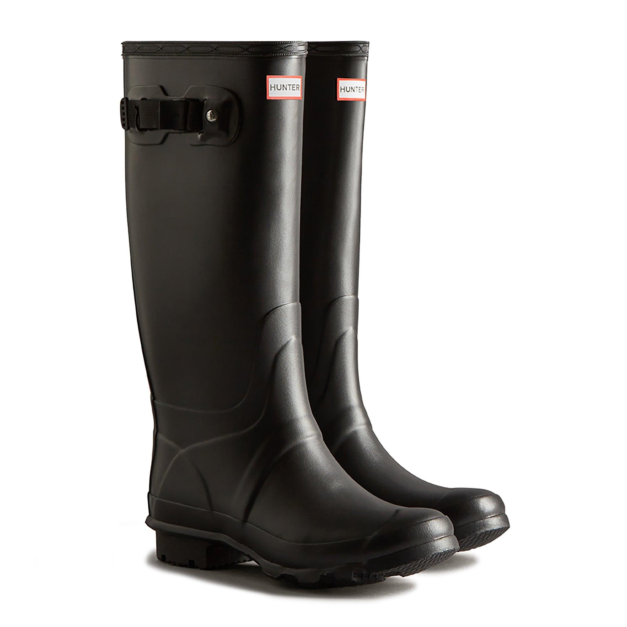 Product image 2 of 4 of Hunter Women's Huntress Wide Leg Wellington Boots - Black