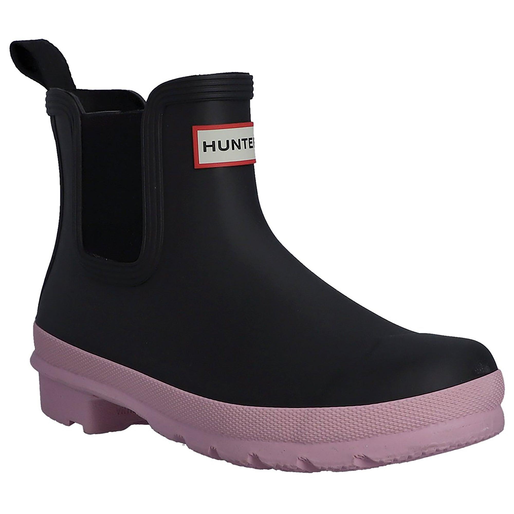 Product image 2 of 2 of Hunter Women's Original Chelsea Boots - Black/Pink/Nectar