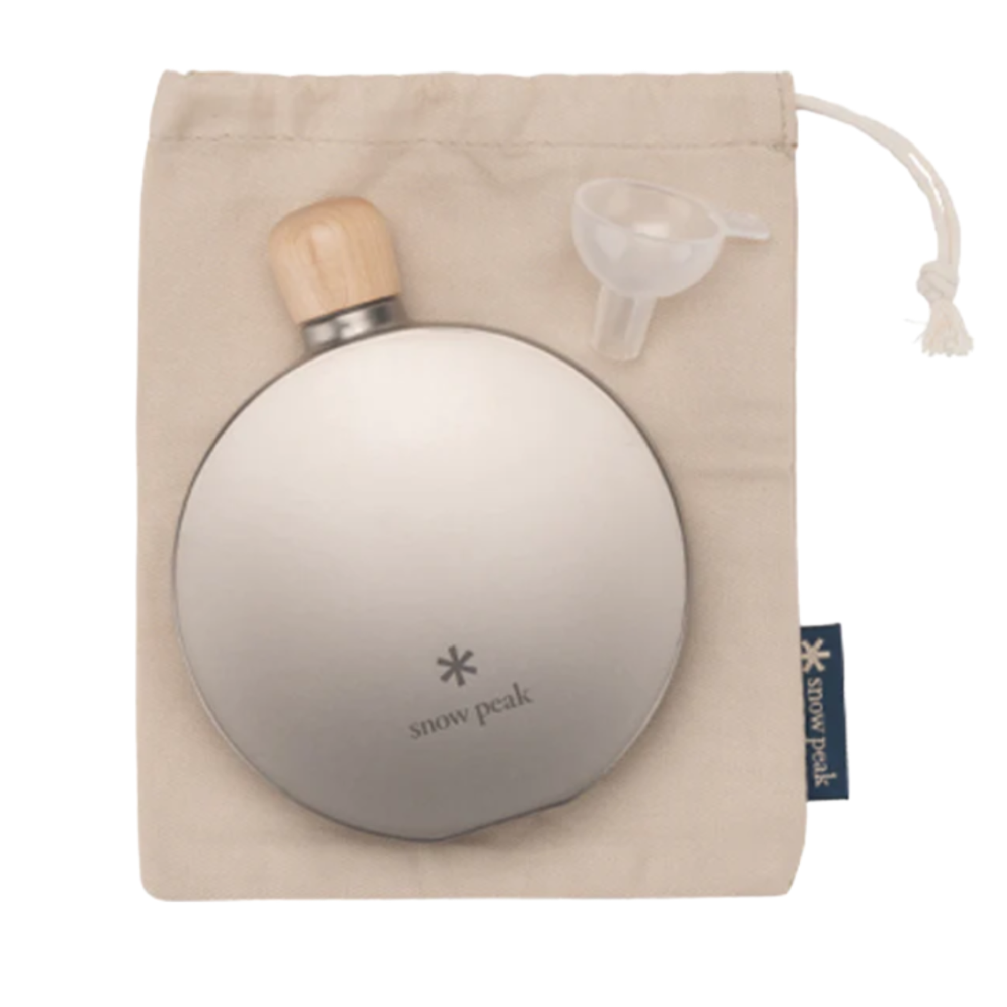 Product image 6 of 6 of Snow Peak Titanium Curved Flask