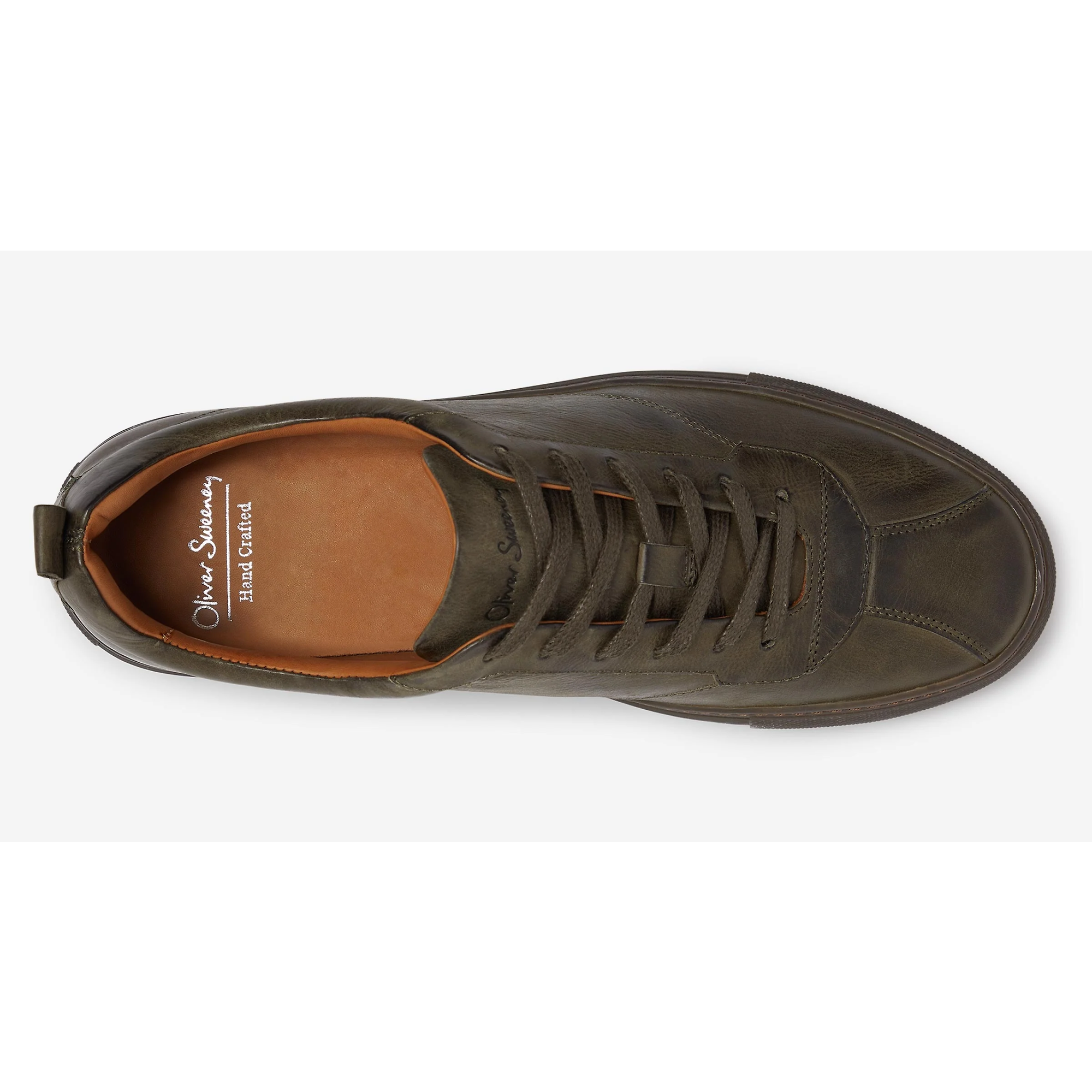 Product image 4 of 5 of Oliver Sweeney Men's Ermida Retro Trainers - Khaki