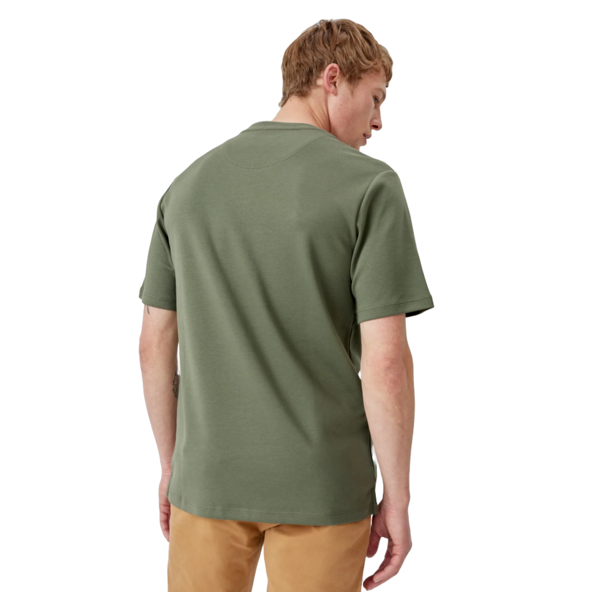 Product image 4 of 6 of Oliver Sweeney Men's Palmela Jersey Cotton T-Shirt - Khaki