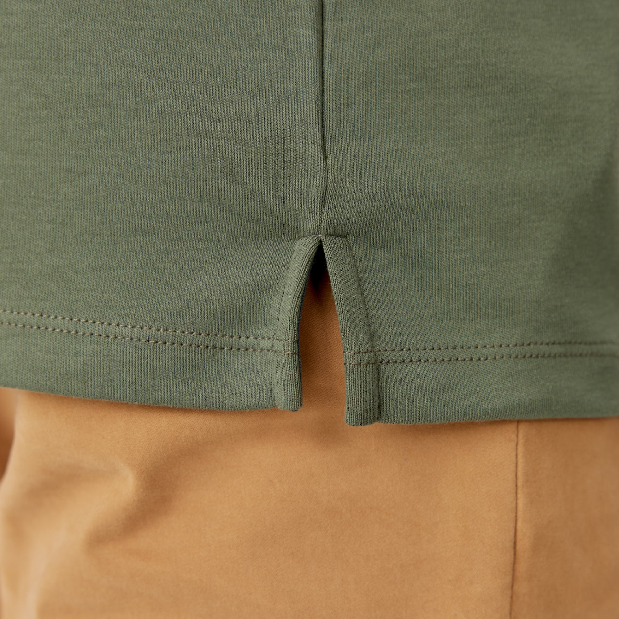 Product image 6 of 6 of Oliver Sweeney Men's Palmela Jersey Cotton T-Shirt - Khaki