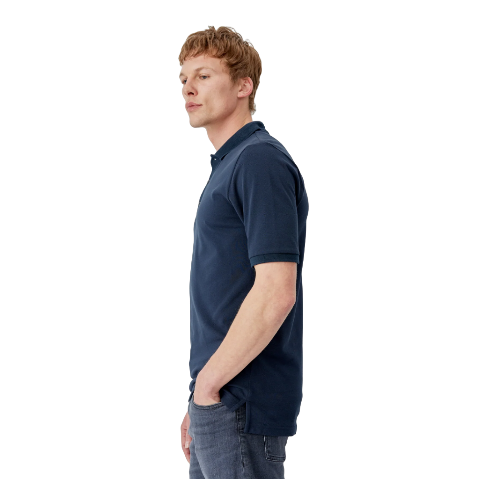 Product image 3 of 5 of Oliver Sweeney Men's Tralee Cotton Polo T-Shirt - Navy