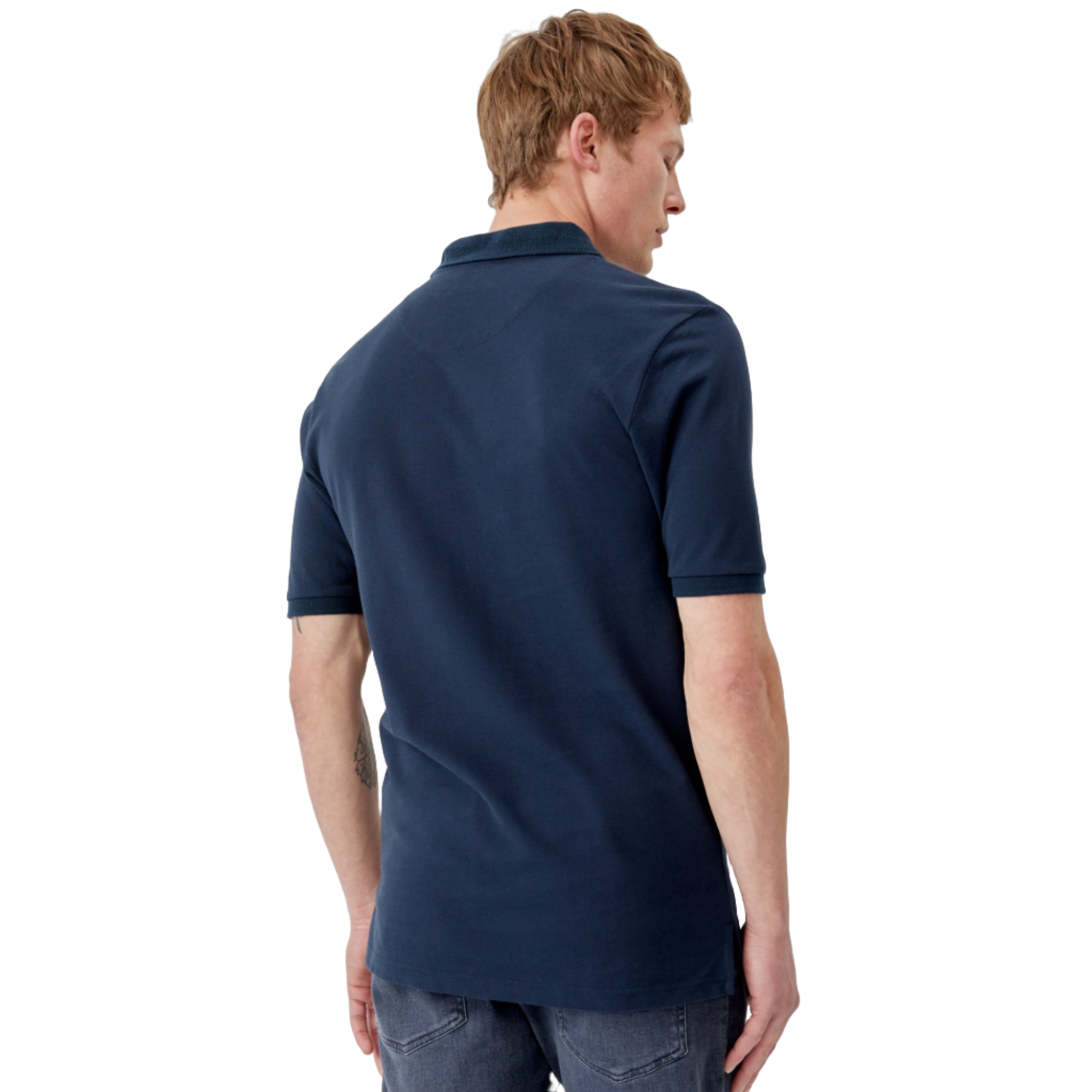 Product image 4 of 5 of Oliver Sweeney Men's Tralee Cotton Polo T-Shirt - Navy
