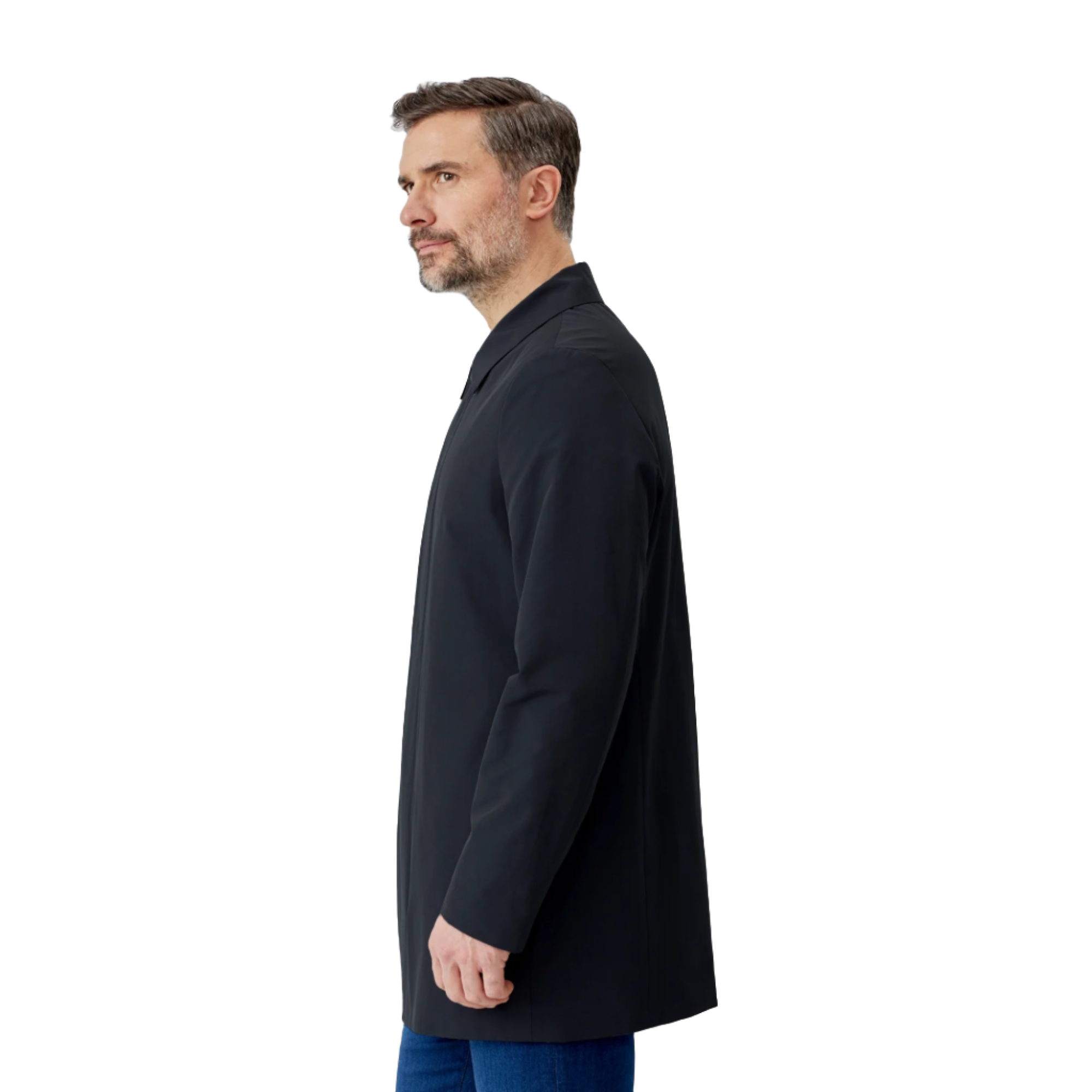 Product image 5 of 7 of Oliver Sweeney Men's Huntingfield Showerproof Mac - Navy