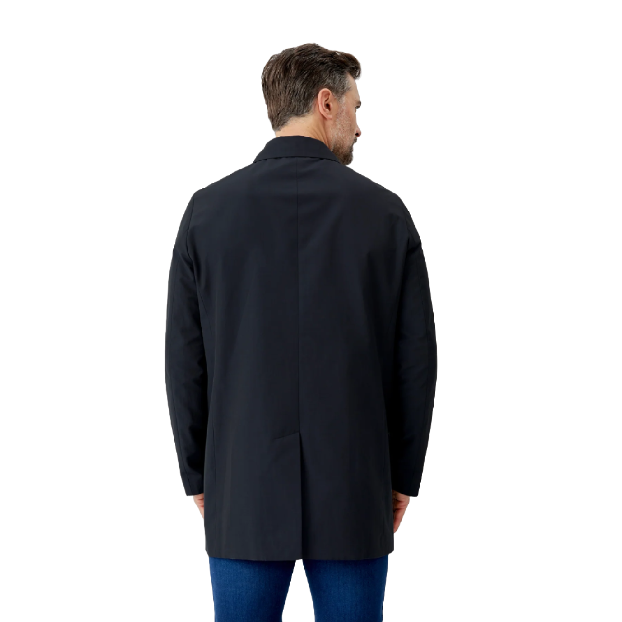 Product image 3 of 7 of Oliver Sweeney Men's Huntingfield Showerproof Mac - Navy