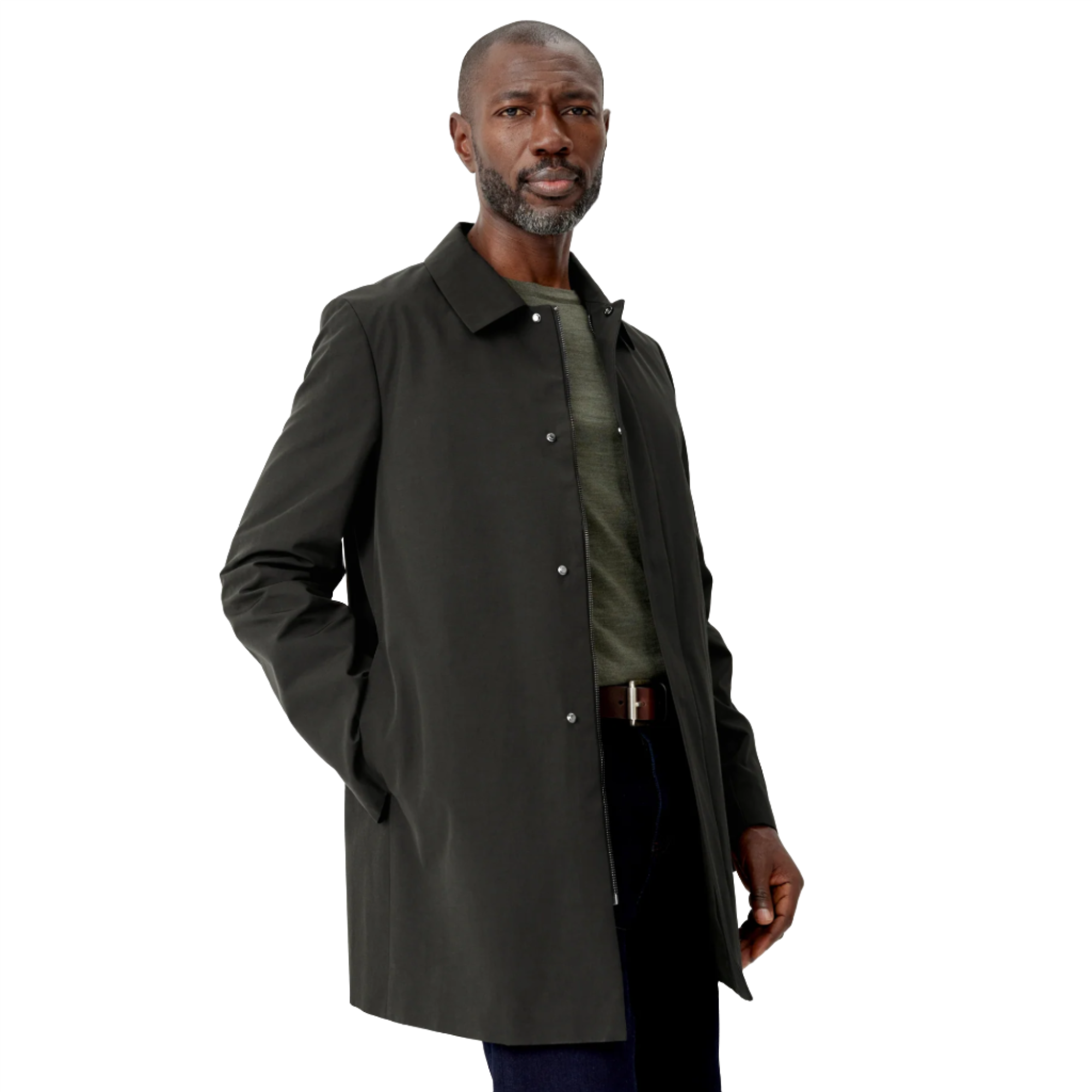 Product image 3 of 6 of Oliver Sweeney Men's Huntingfield Showerproof Mac - Khaki