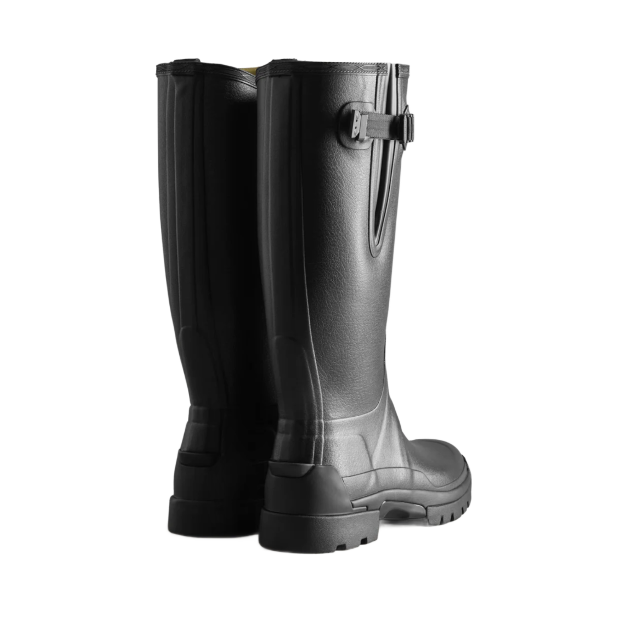 Product image 3 of 4 of Hunter Men's Balmoral Adjustable Neoprene Wellington Boots - Black