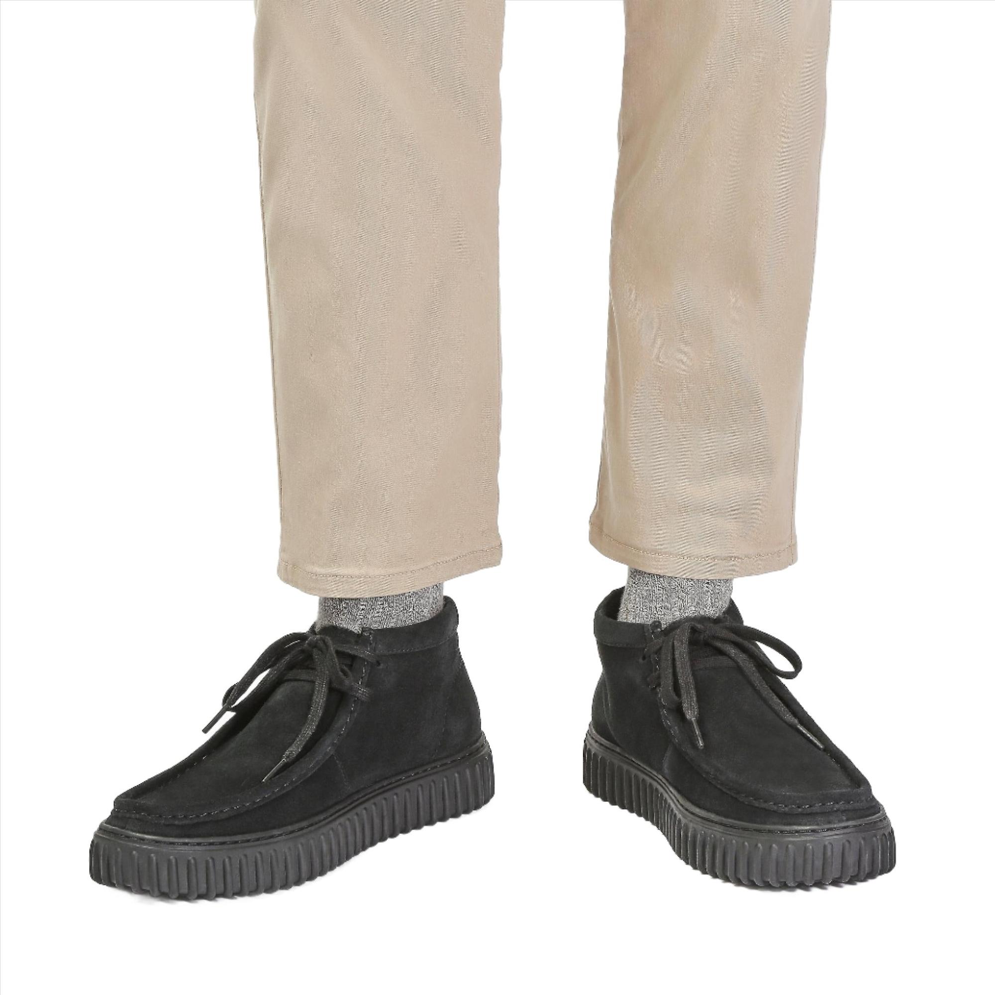 Product image 7 of 10 of Clarks Torhill Hi Boots - Black Suede