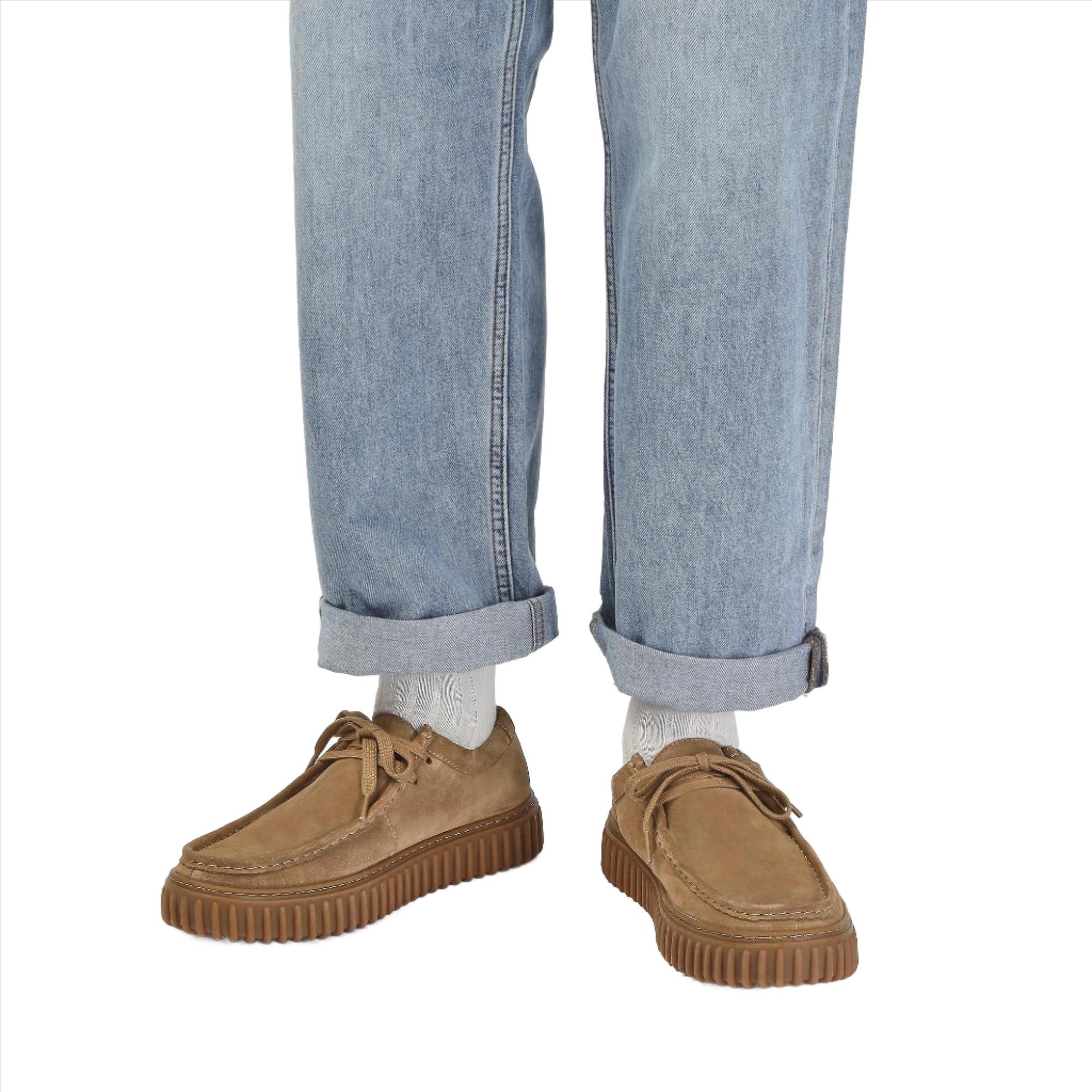 Product image 8 of 8 of Clarks Torhill Lo Suede Shoe - Dark Sand