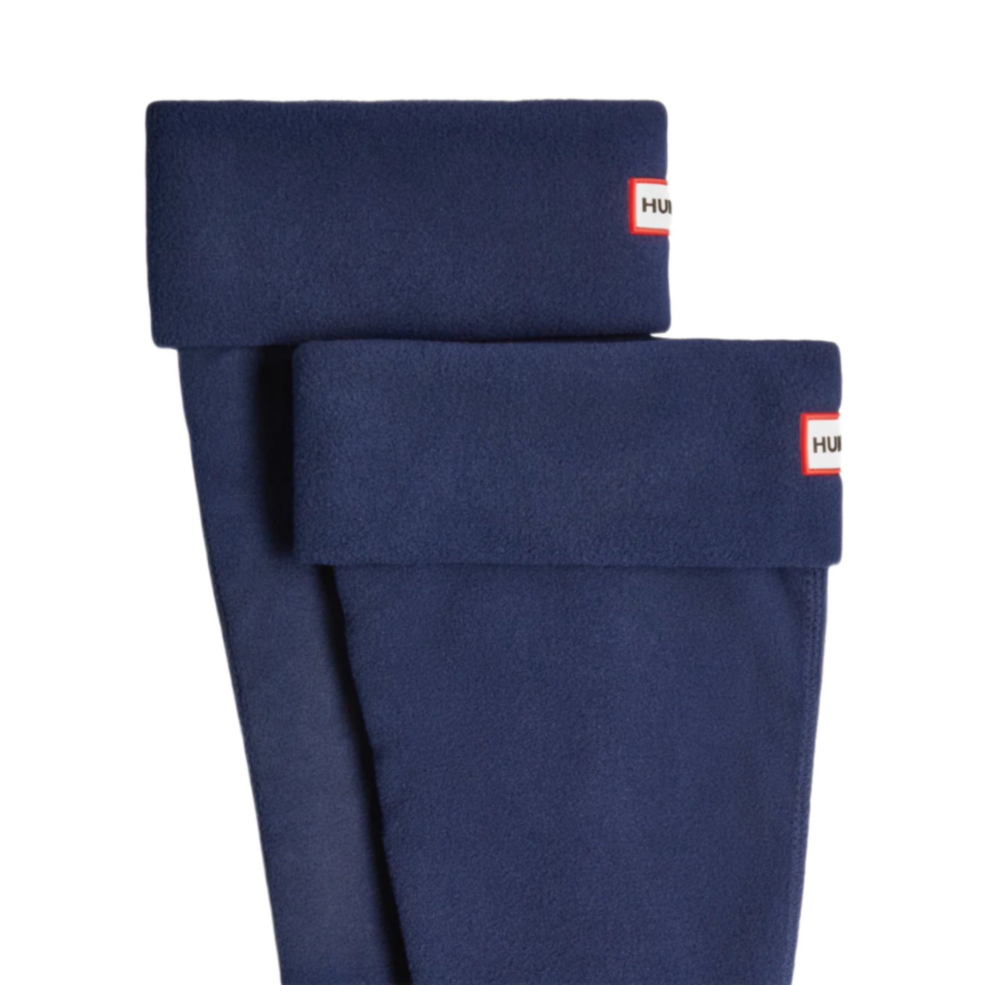 Product image 2 of 3 of Hunter Recycled Fleece Cuff Tall Boot Socks - Navy