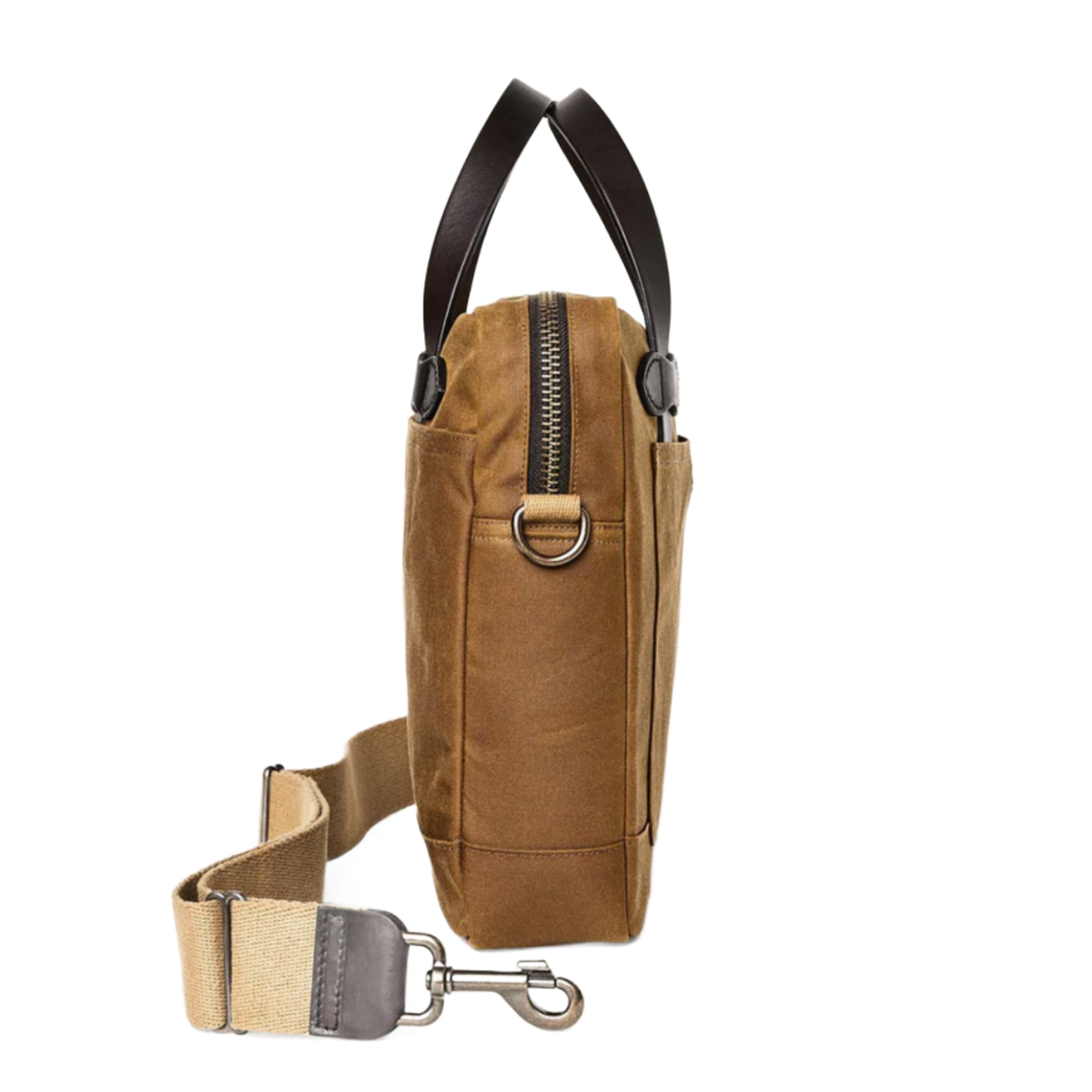 Product image 3 of 4 of Filson Tin Cloth Compact Briefcase - Dark Tan