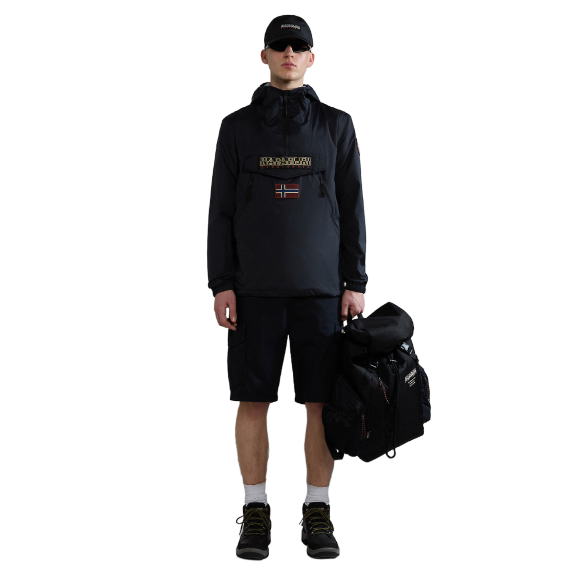 Product image 9 of 9 of Napapijri Rainforest Ripstop Anorak Jacket - Black